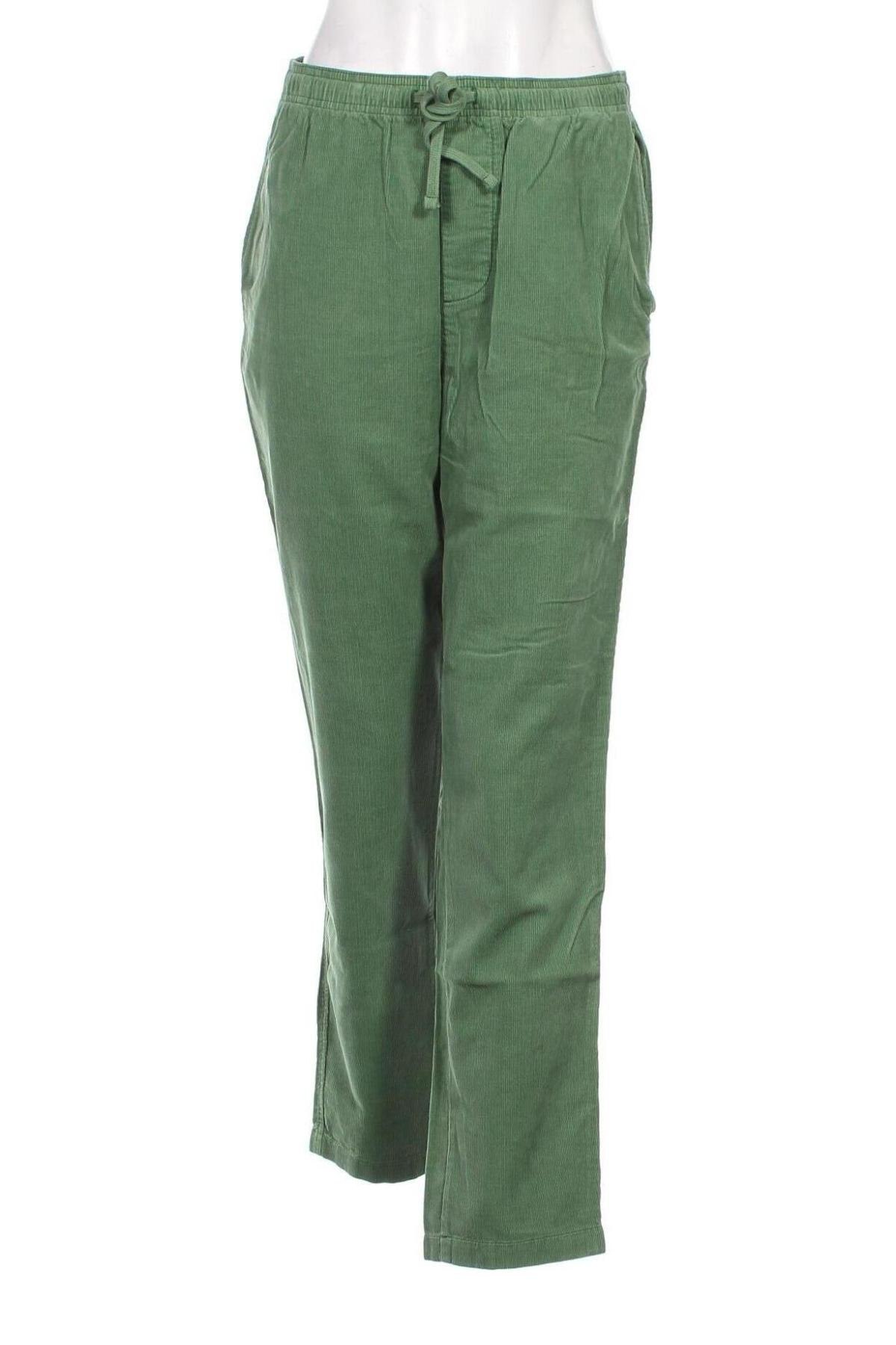 Γυναικείο κοτλέ παντελόνι Outerknown, Μέγεθος M, Χρώμα Πράσινο, Τιμή 36,80 €