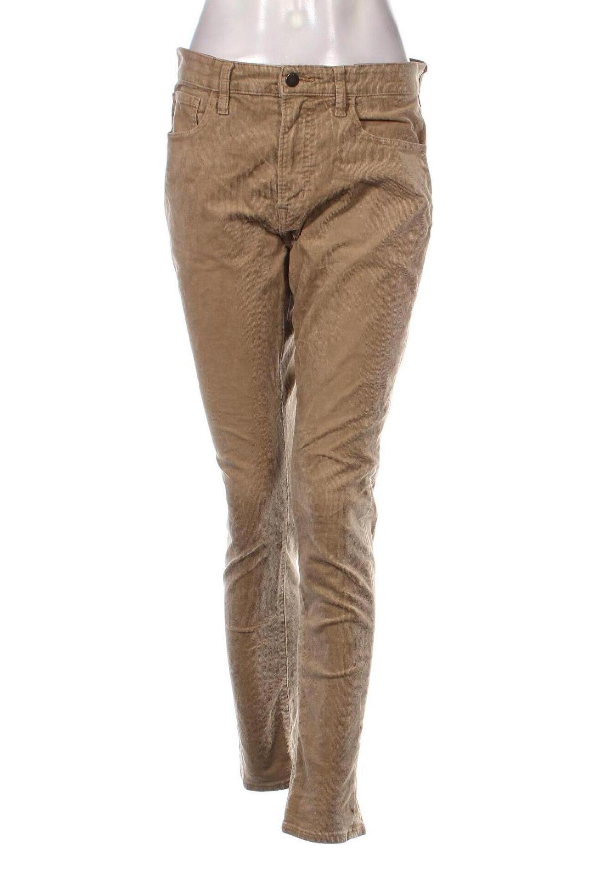 Дамски джинси Uniqlo, Размер M, Цвят Бежов, Цена 9,02 лв.