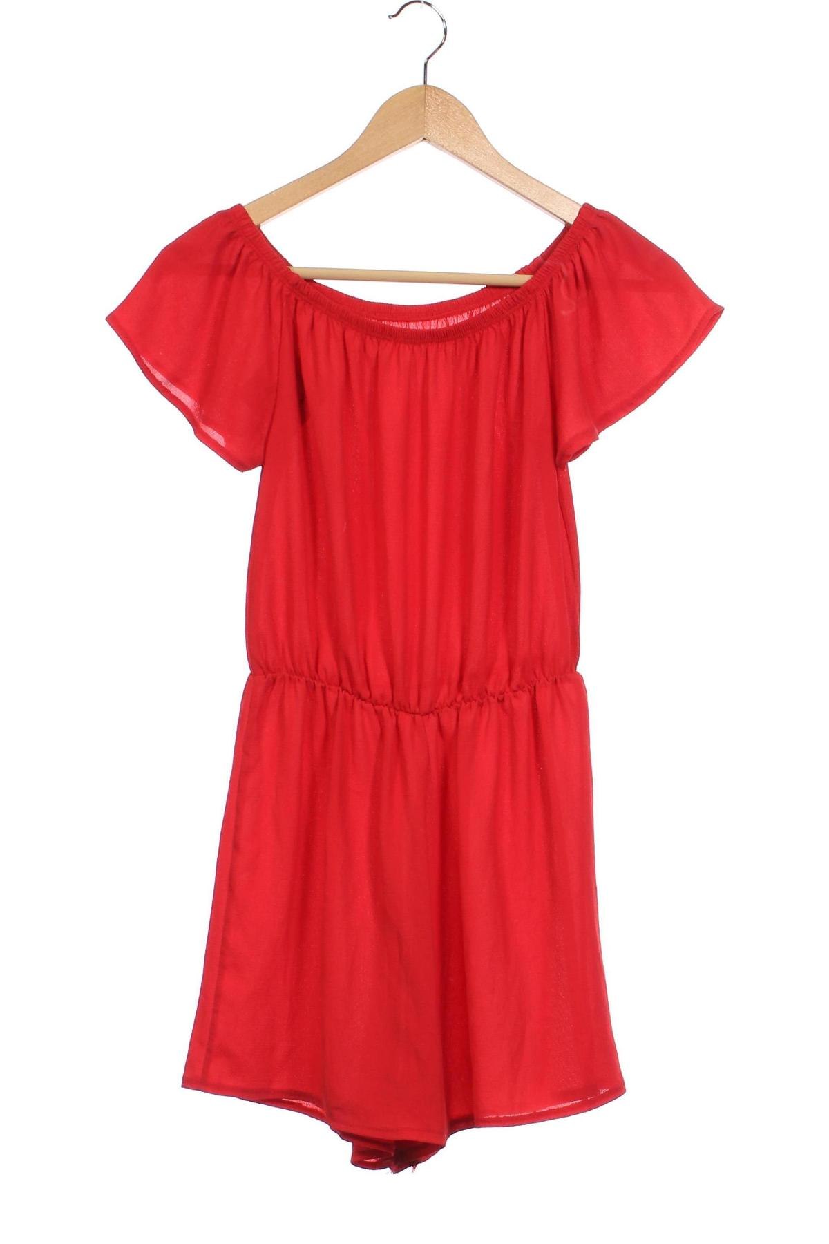 Damen Overall, Größe XS, Farbe Rot, Preis 9,90 €