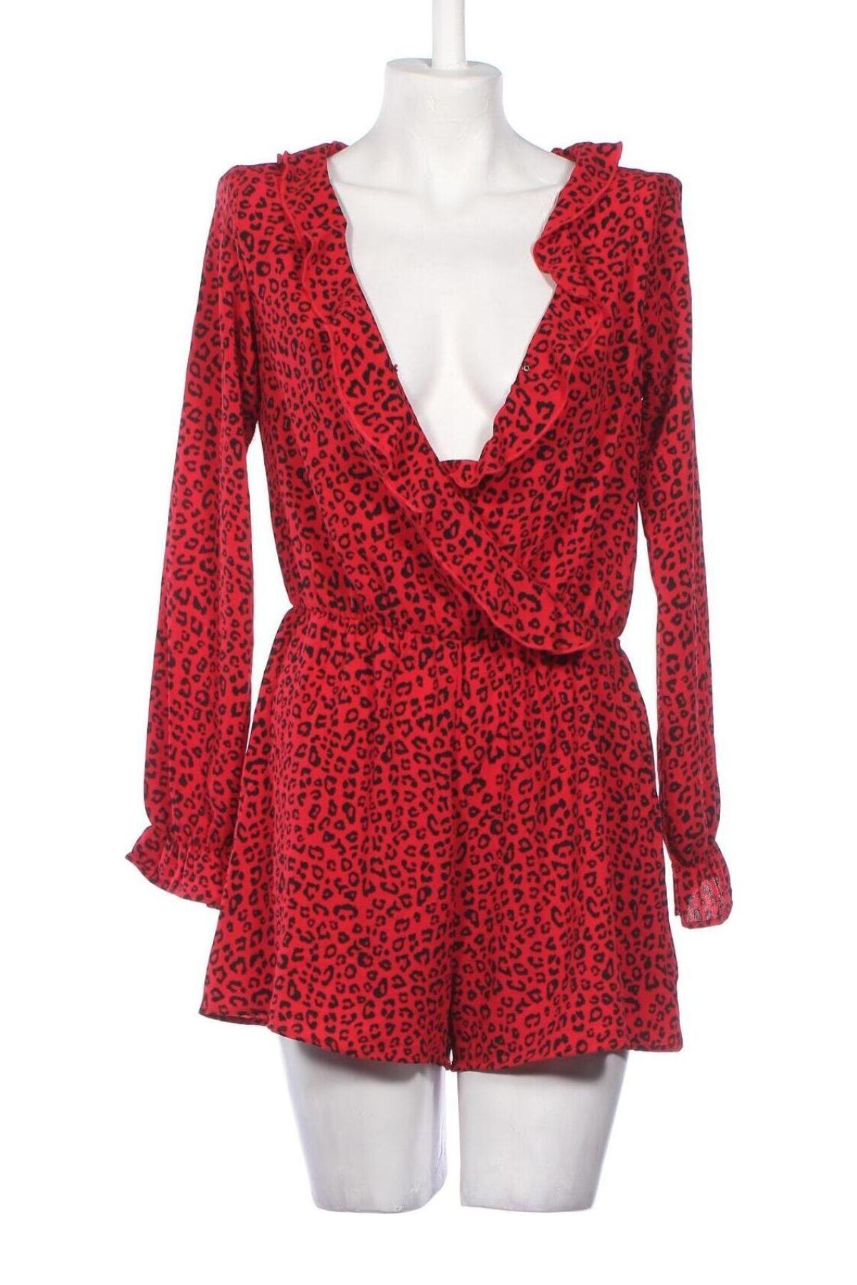 Damen Overall H&M Divided, Größe S, Farbe Rot, Preis 9,50 €