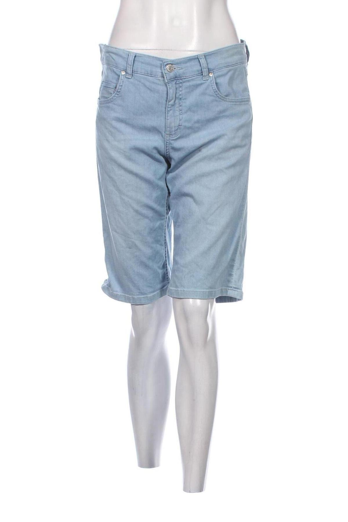 Γυναικείο κοντό παντελόνι Angels, Μέγεθος M, Χρώμα Μπλέ, Τιμή 6,23 €