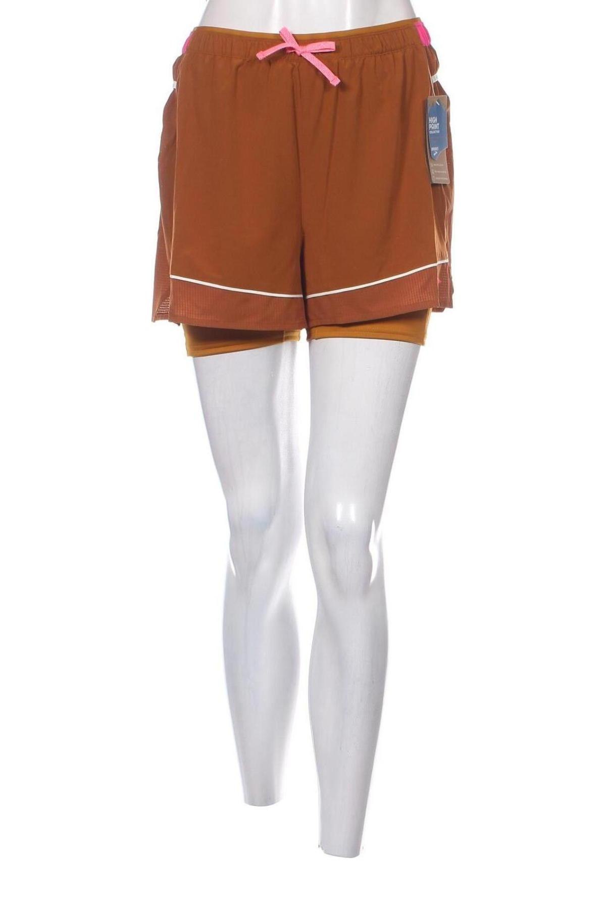 Γυναικείο κοντό παντελόνι Brooks, Μέγεθος L, Χρώμα Καφέ, Τιμή 8,66 €