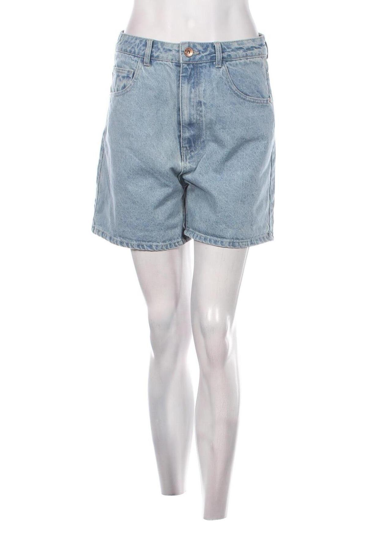 Pantaloni scurți de femei Cropp, Mărime L, Culoare Albastru, Preț 86,66 Lei