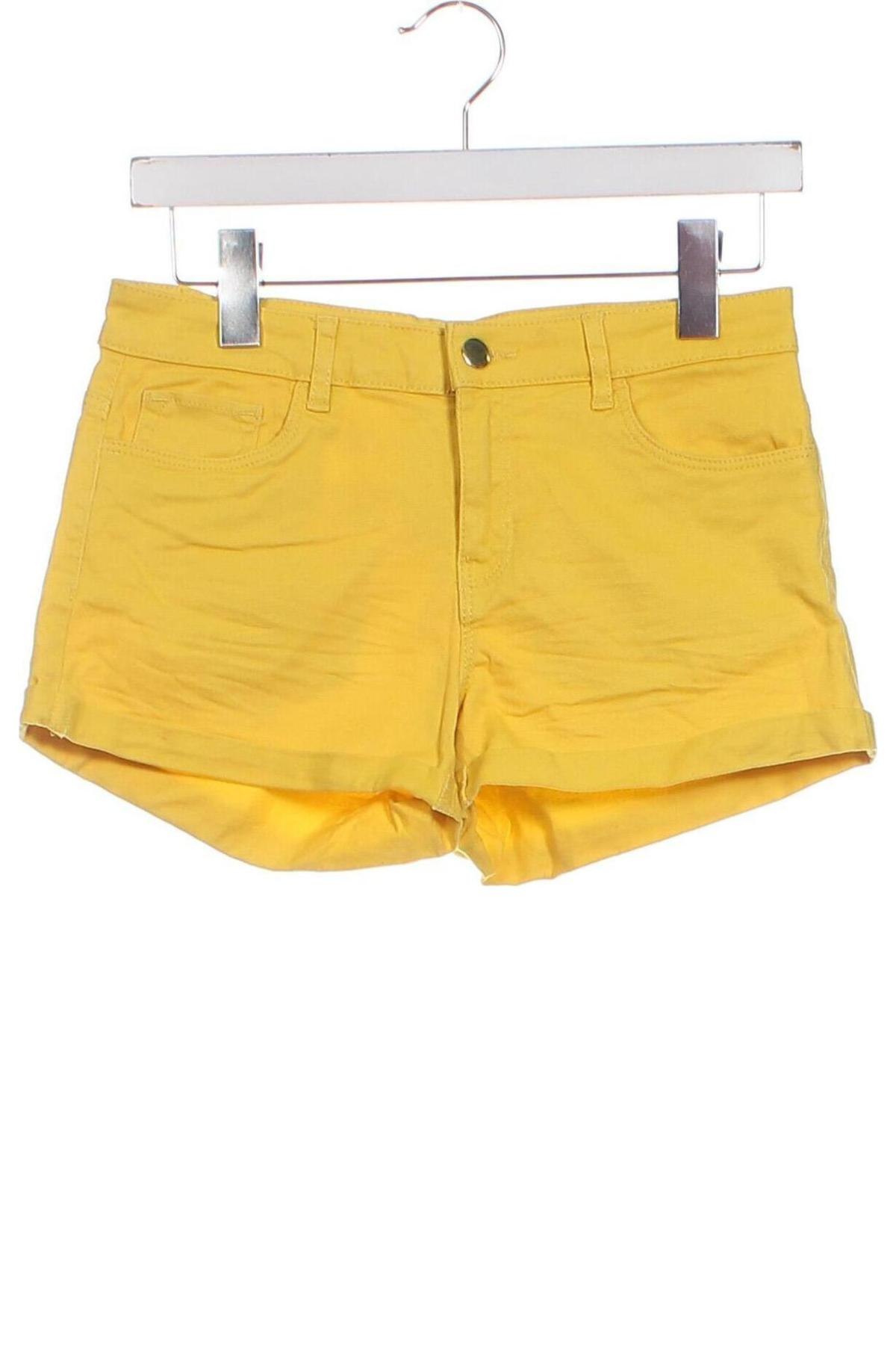 Damen Shorts H&M, Größe XS, Farbe Gelb, Preis 8,00 €