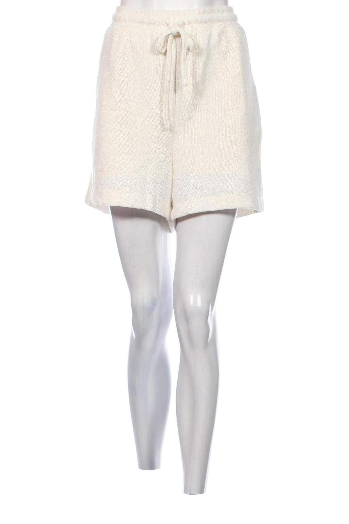 Γυναικείο κοντό παντελόνι H&M, Μέγεθος L, Χρώμα Εκρού, Τιμή 6,46 €