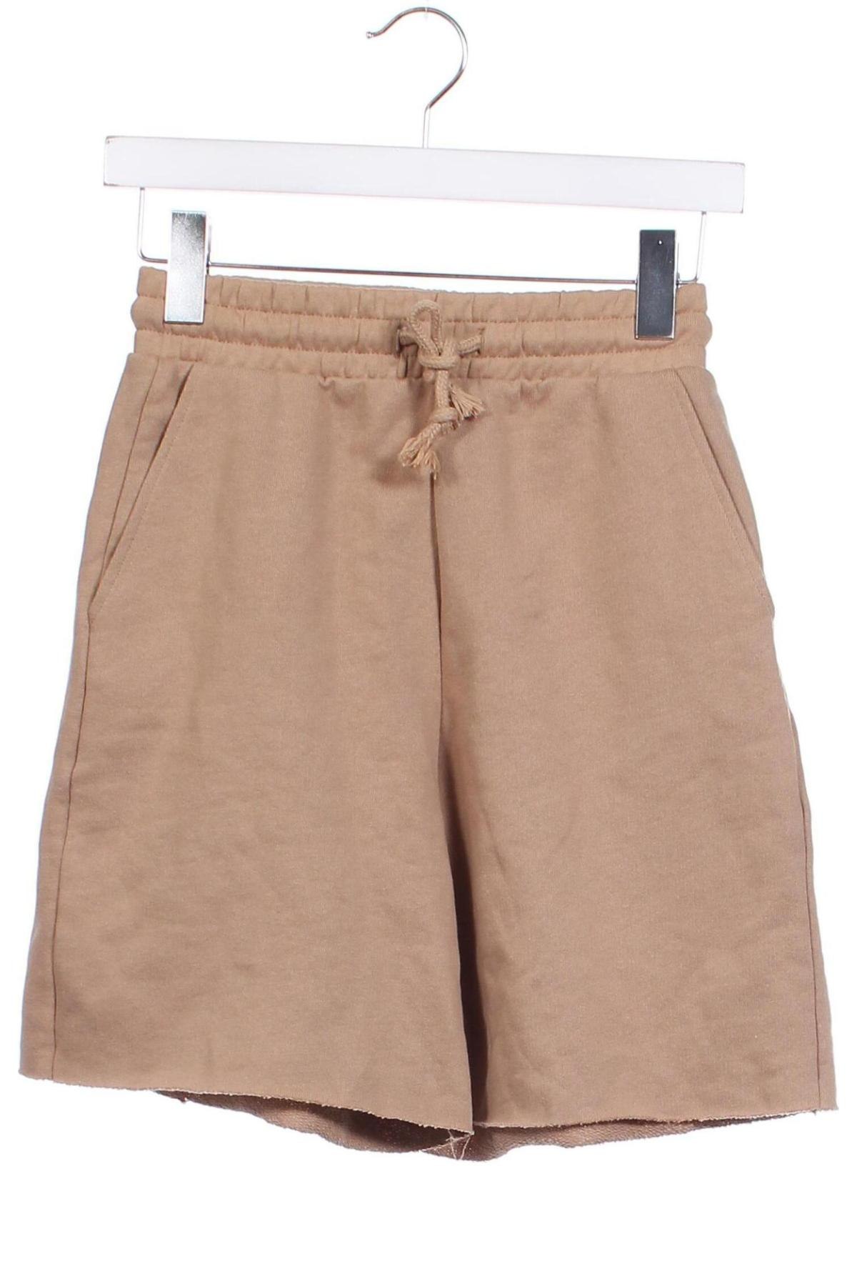 Γυναικείο κοντό παντελόνι H&M, Μέγεθος XS, Χρώμα  Μπέζ, Τιμή 10,00 €