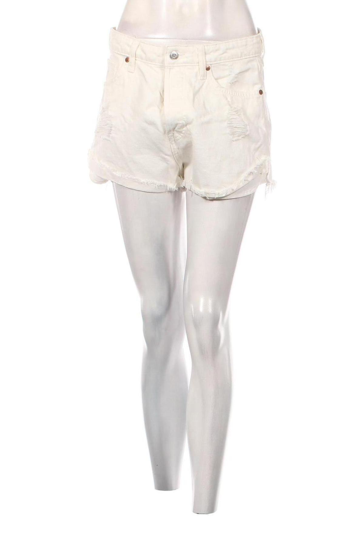 Γυναικείο κοντό παντελόνι H&M, Μέγεθος M, Χρώμα Λευκό, Τιμή 9,72 €