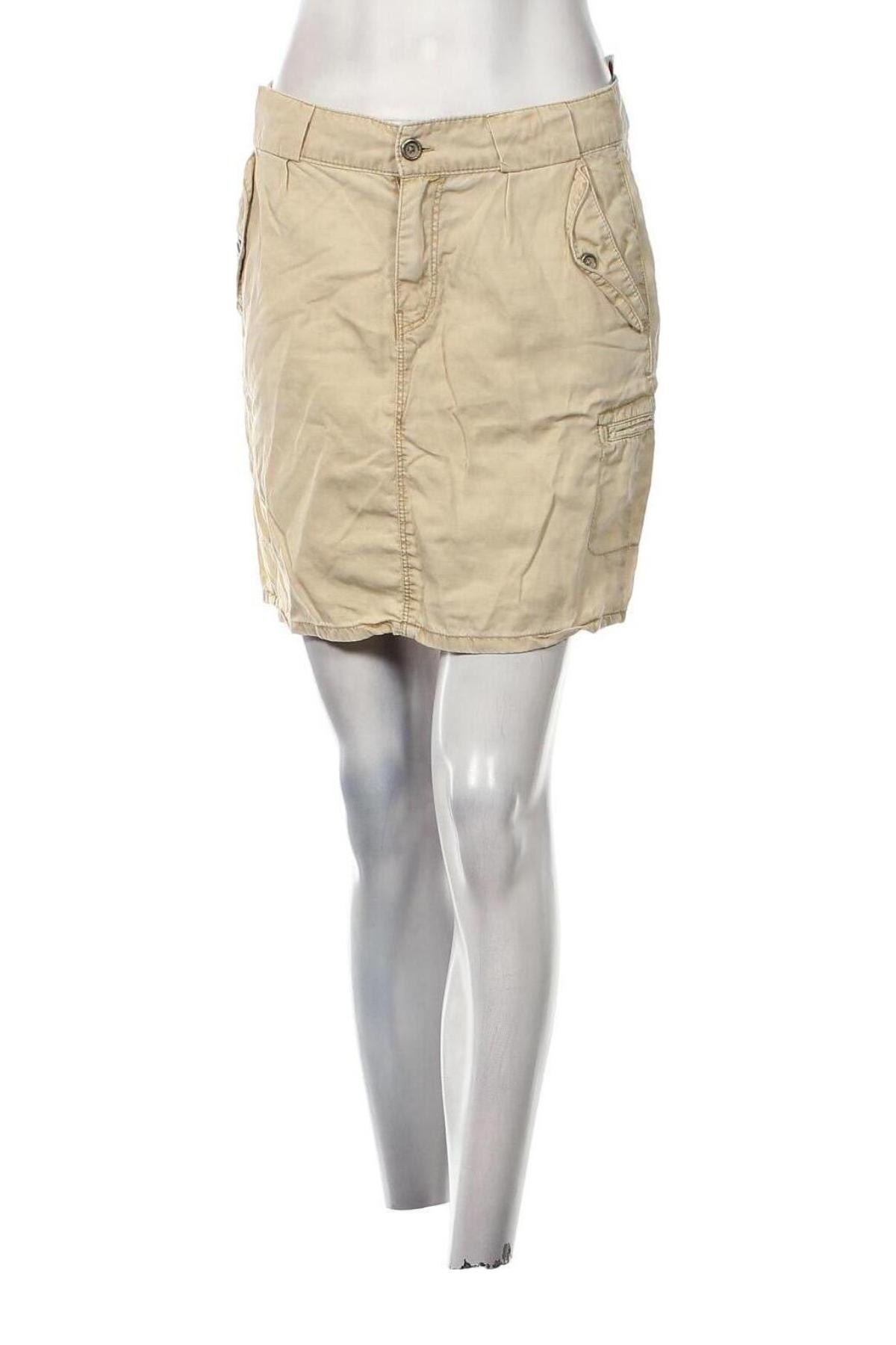 Pantaloni scurți de femei H&M L.O.G.G., Mărime S, Culoare Bej, Preț 19,95 Lei