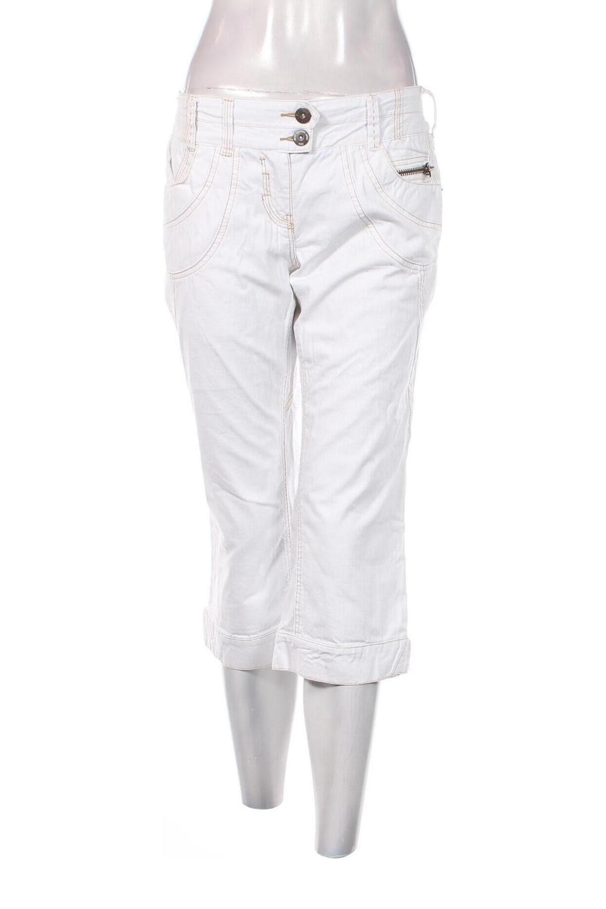 Γυναικείο κοντό παντελόνι Next, Μέγεθος M, Χρώμα Λευκό, Τιμή 8,68 €