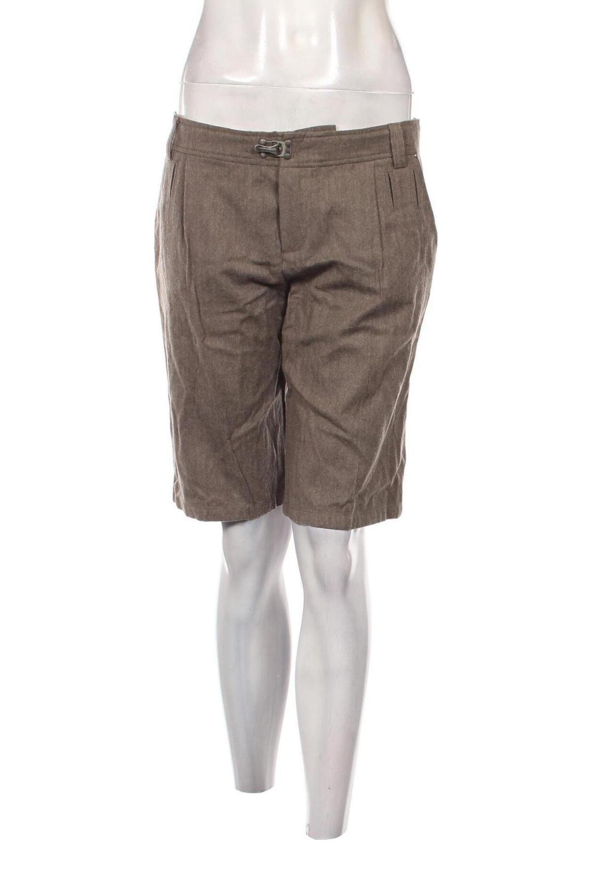 Γυναικείο κοντό παντελόνι Oui, Μέγεθος M, Χρώμα Γκρί, Τιμή 8,91 €