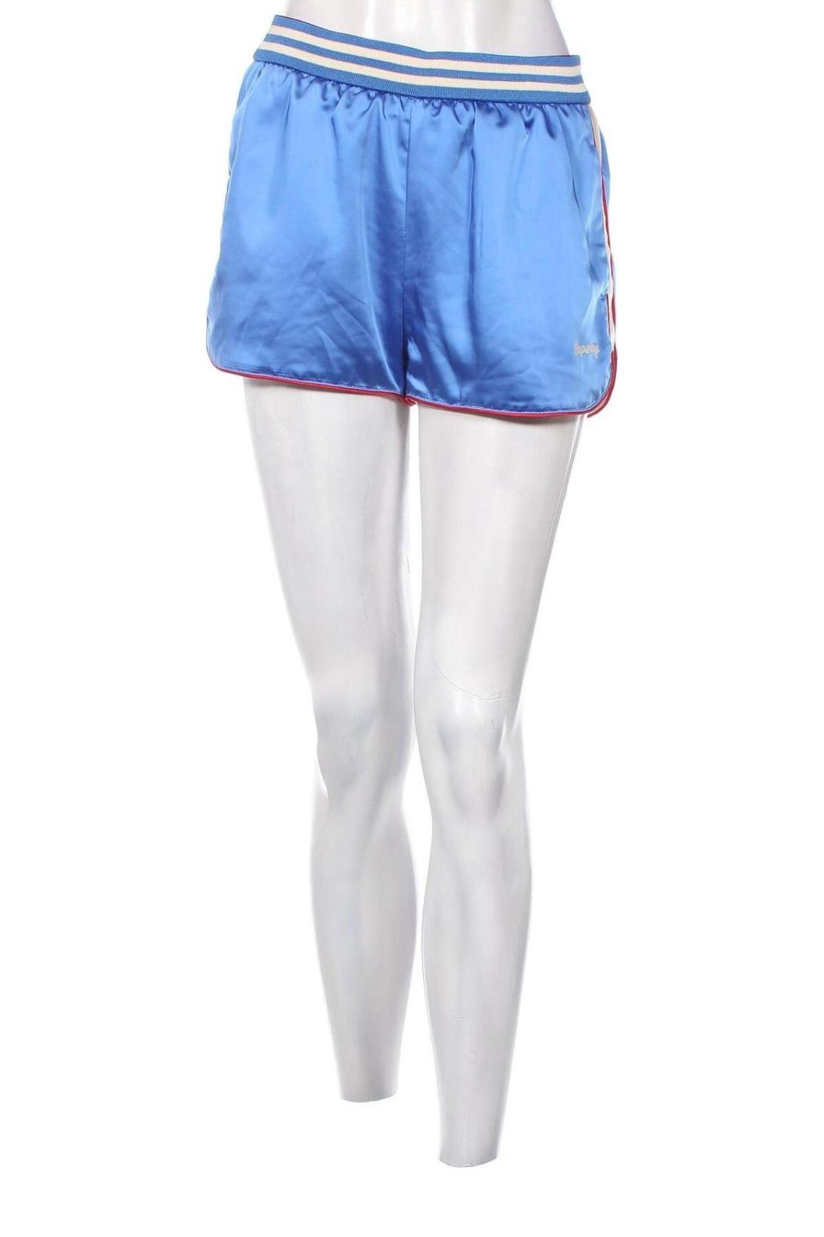 Γυναικείο κοντό παντελόνι Superdry, Μέγεθος M, Χρώμα Μπλέ, Τιμή 17,86 €