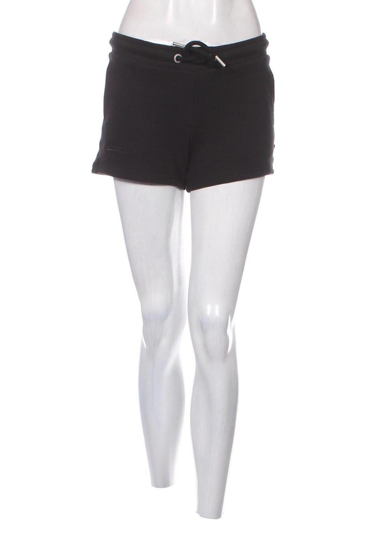 Γυναικείο κοντό παντελόνι Superdry, Μέγεθος S, Χρώμα Μαύρο, Τιμή 13,89 €