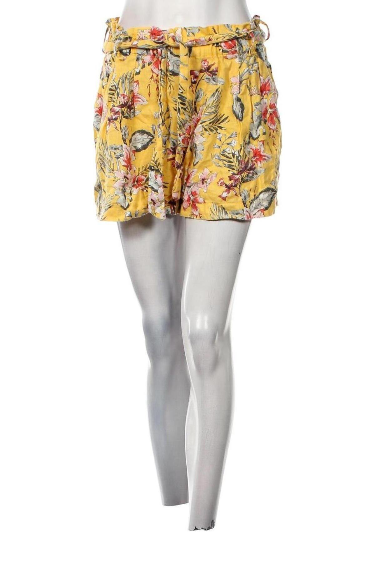 Γυναικείο κοντό παντελόνι Zara, Μέγεθος S, Χρώμα Κίτρινο, Τιμή 10,24 €