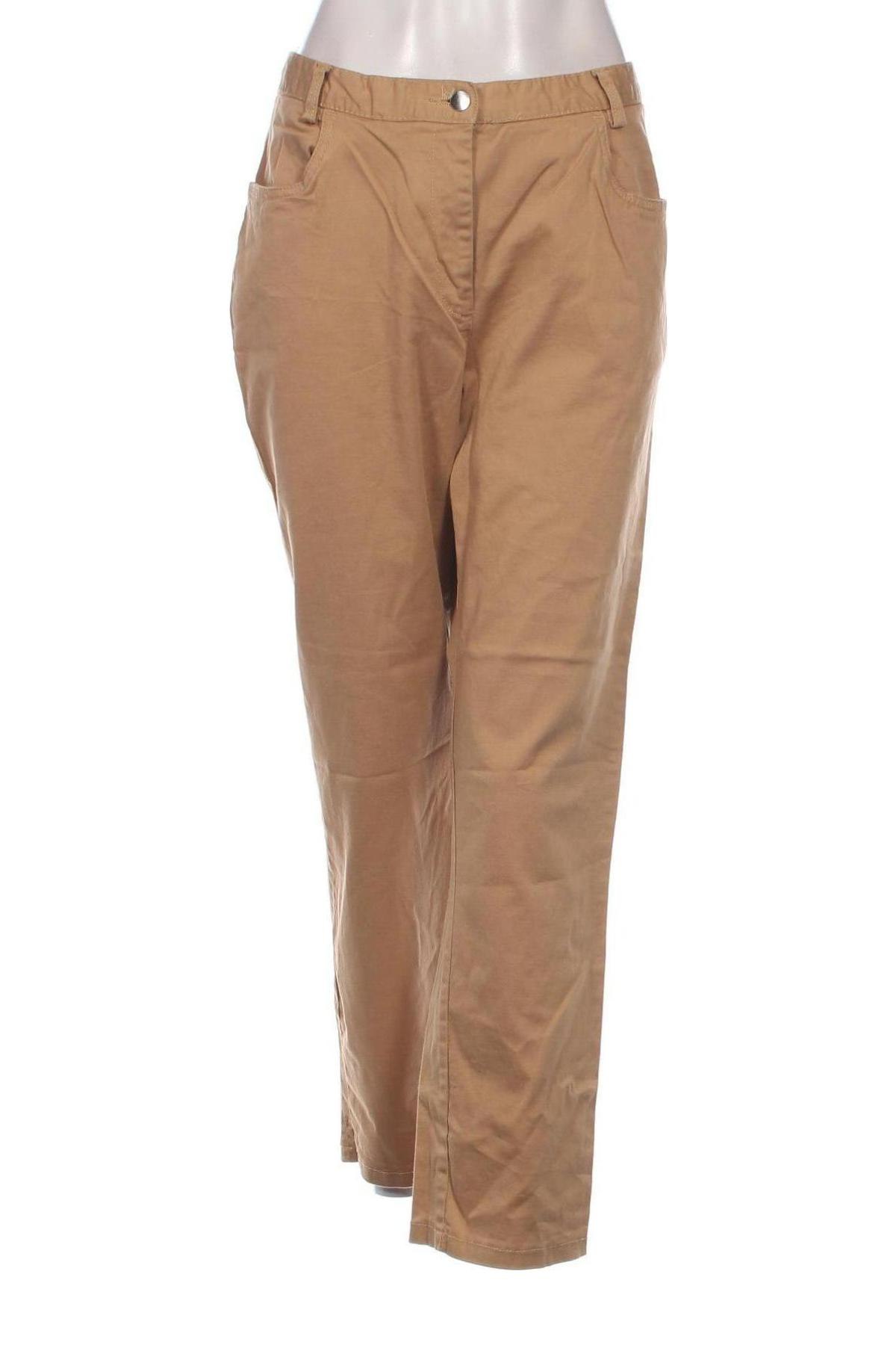 Γυναικείο παντελόνι, Μέγεθος XL, Χρώμα  Μπέζ, Τιμή 5,38 €