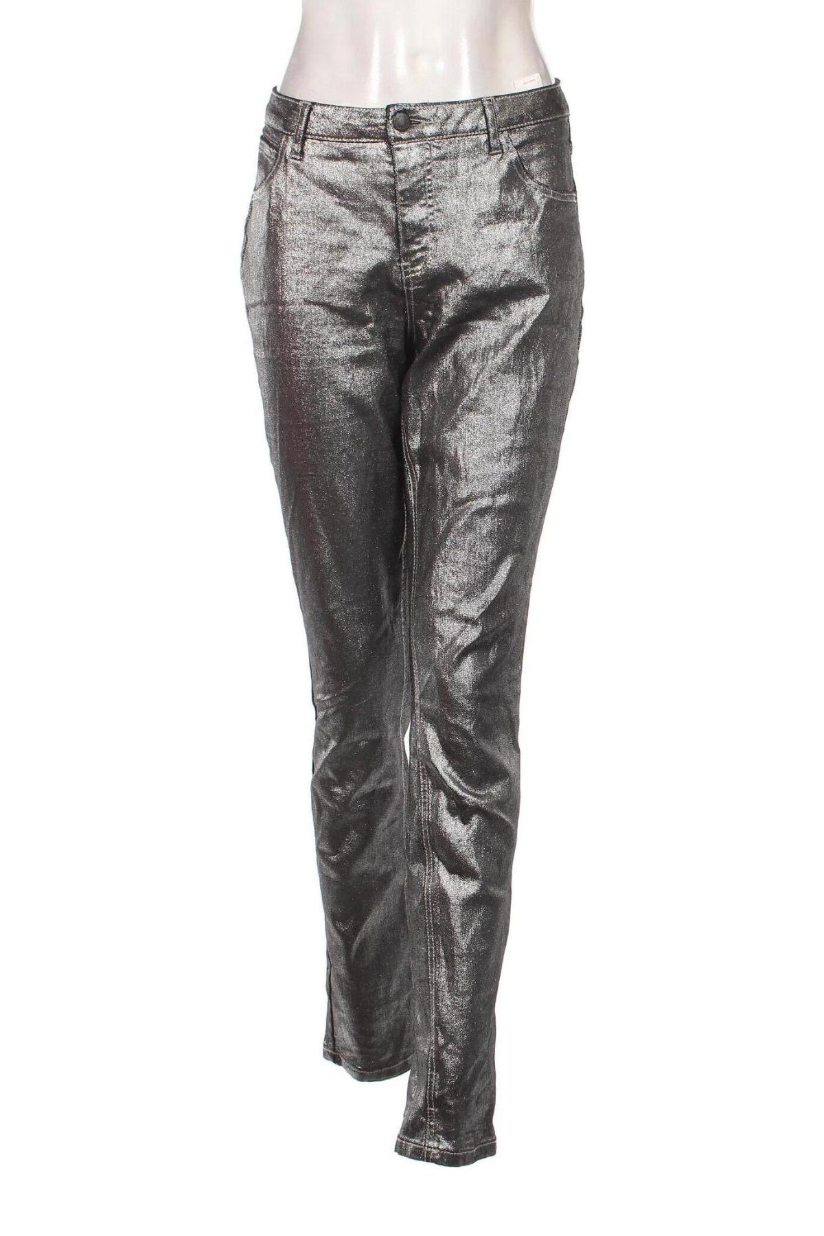 Pantaloni de femei Arizona, Mărime L, Culoare Argintiu, Preț 24,80 Lei