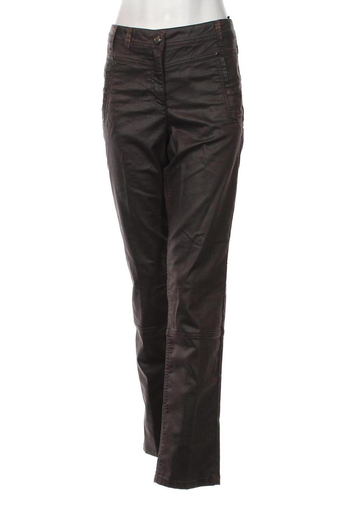 Дамски панталон Biba, Размер L, Цвят Кафяв, Цена 29,33 лв.