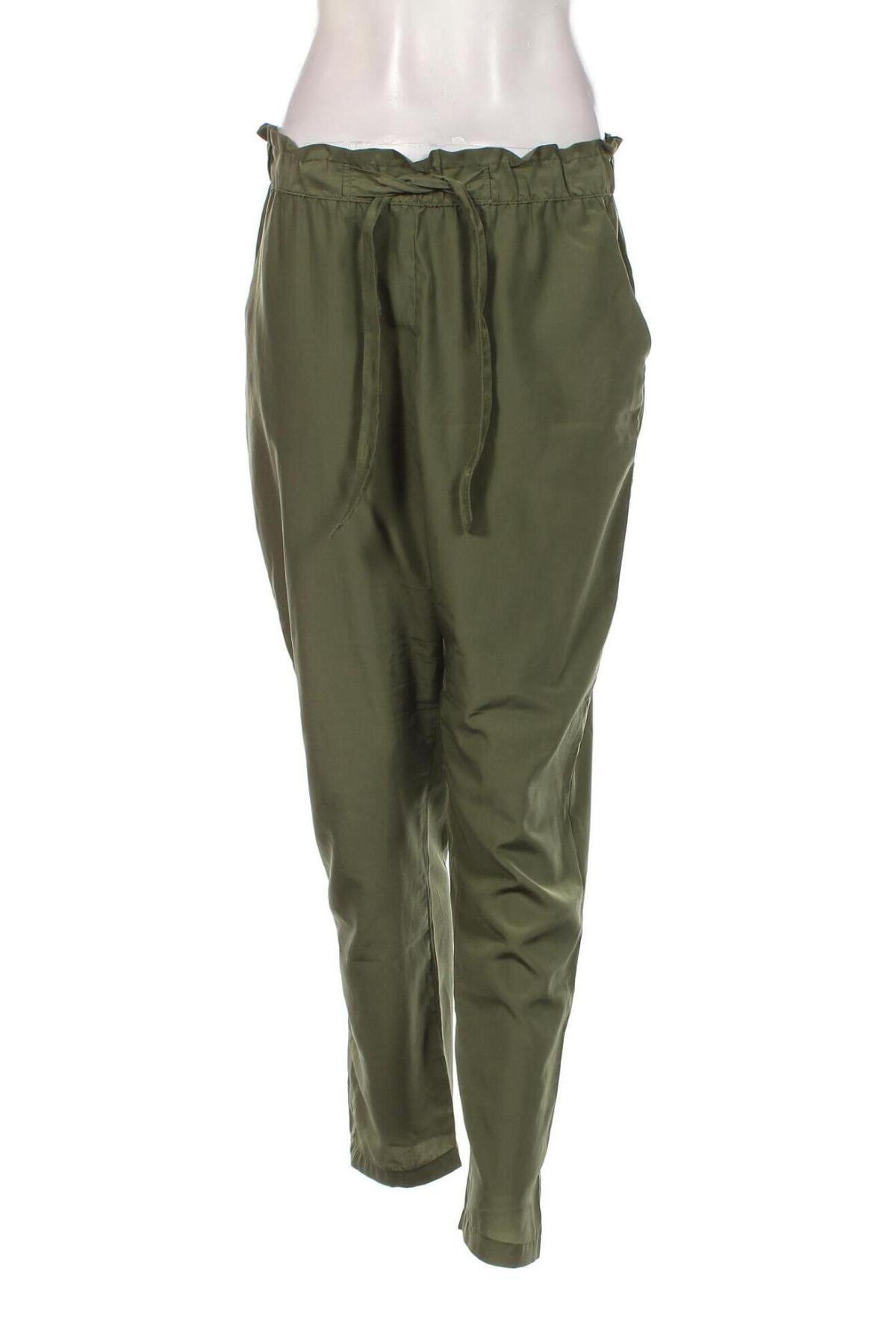 Дамски панталон Calliope, Размер L, Цвят Зелен, Цена 29,00 лв.