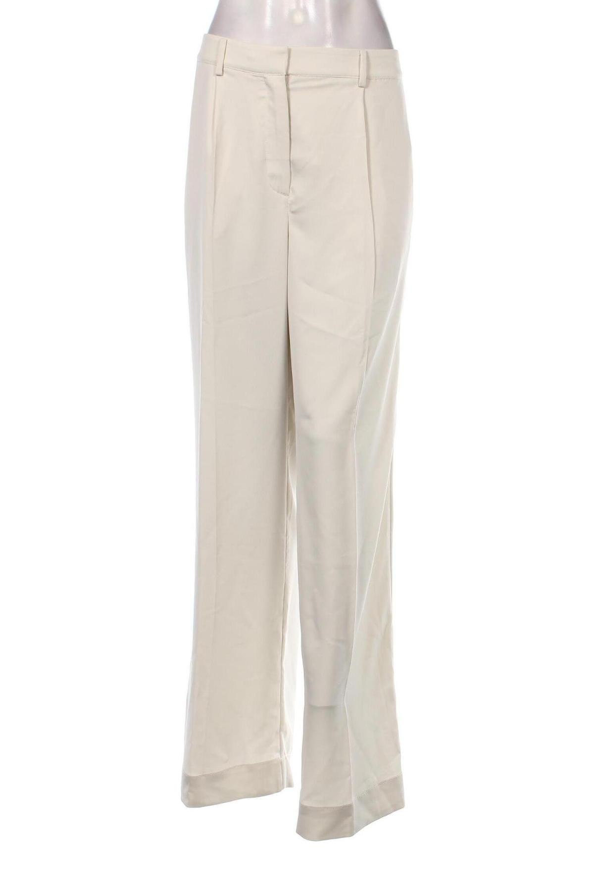Γυναικείο παντελόνι Calvin Klein, Μέγεθος L, Χρώμα Εκρού, Τιμή 44,92 €