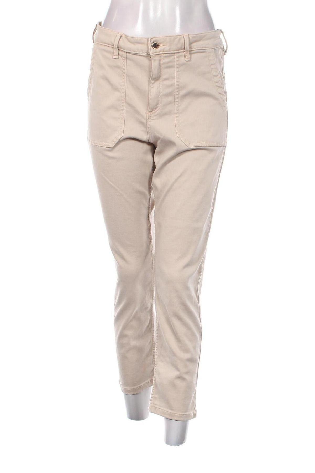 Pantaloni de femei F&F, Mărime M, Culoare Bej, Preț 35,91 Lei