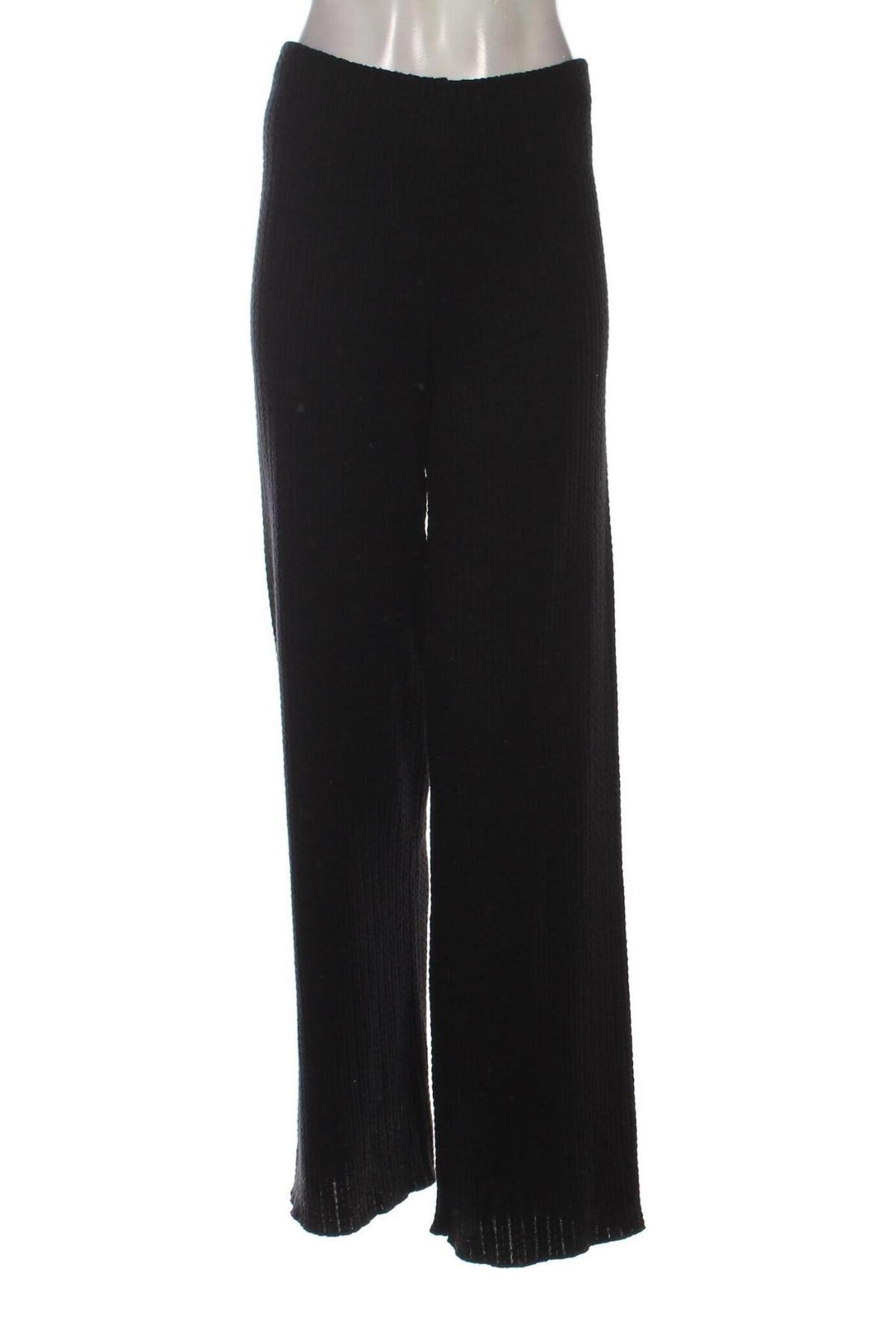 Pantaloni de velvet de femei Guido Maria Kretschmer for About You, Mărime S, Culoare Negru, Preț 76,48 Lei