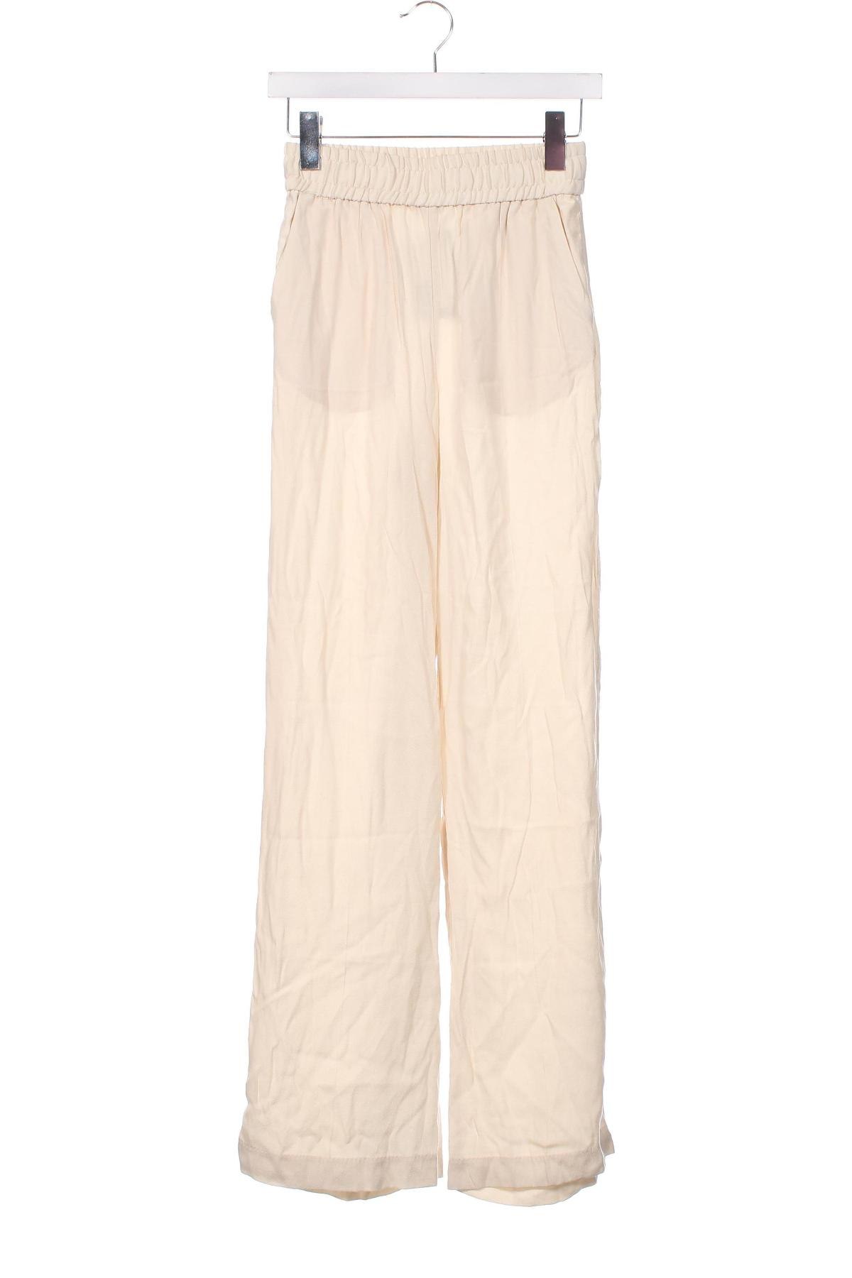 Damenhose H&M, Größe XS, Farbe Ecru, Preis 23,59 €