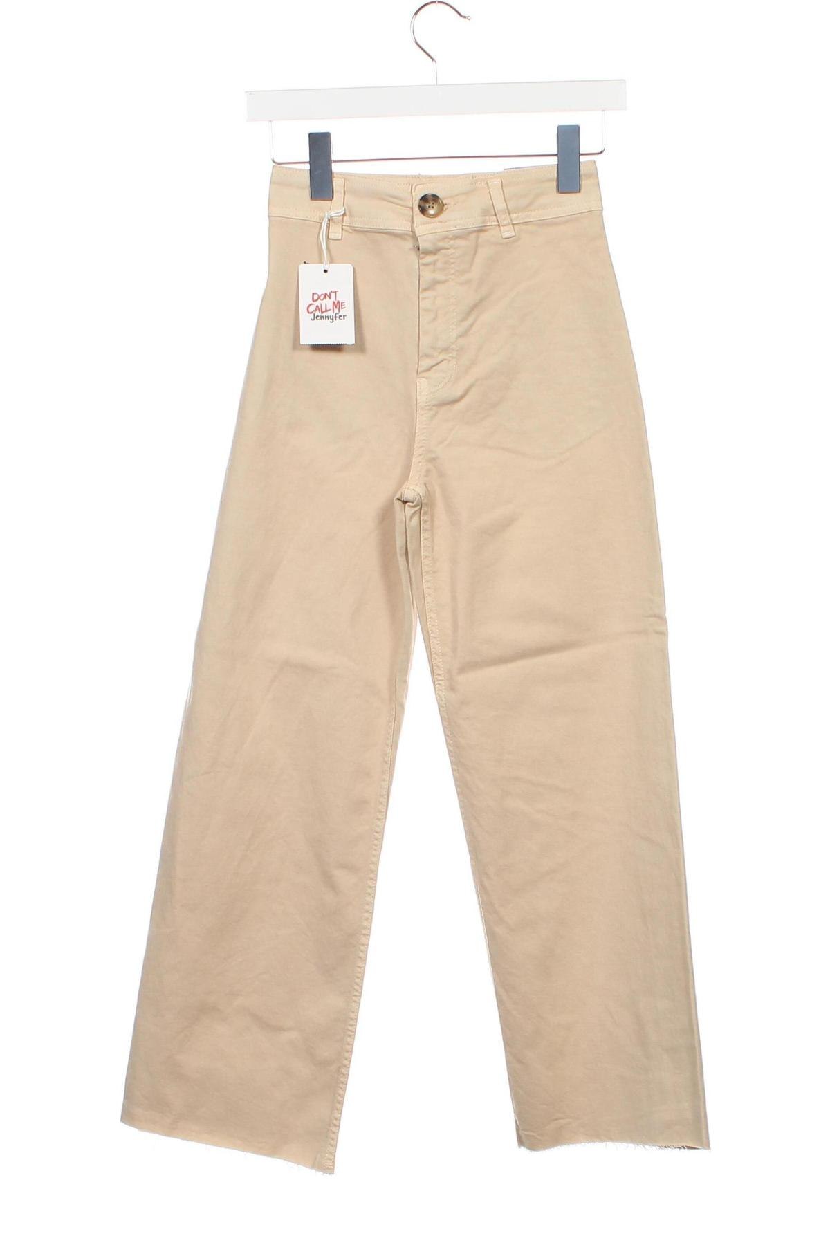 Pantaloni de femei Jennyfer, Mărime XXS, Culoare Bej, Preț 95,33 Lei