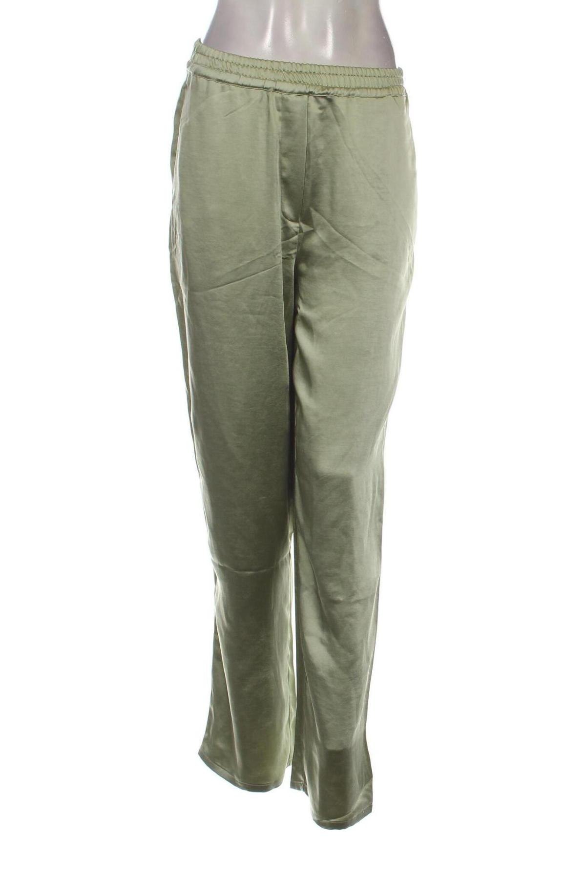 Pantaloni de femei LeGer By Lena Gercke X About you, Mărime S, Culoare Verde, Preț 82,60 Lei