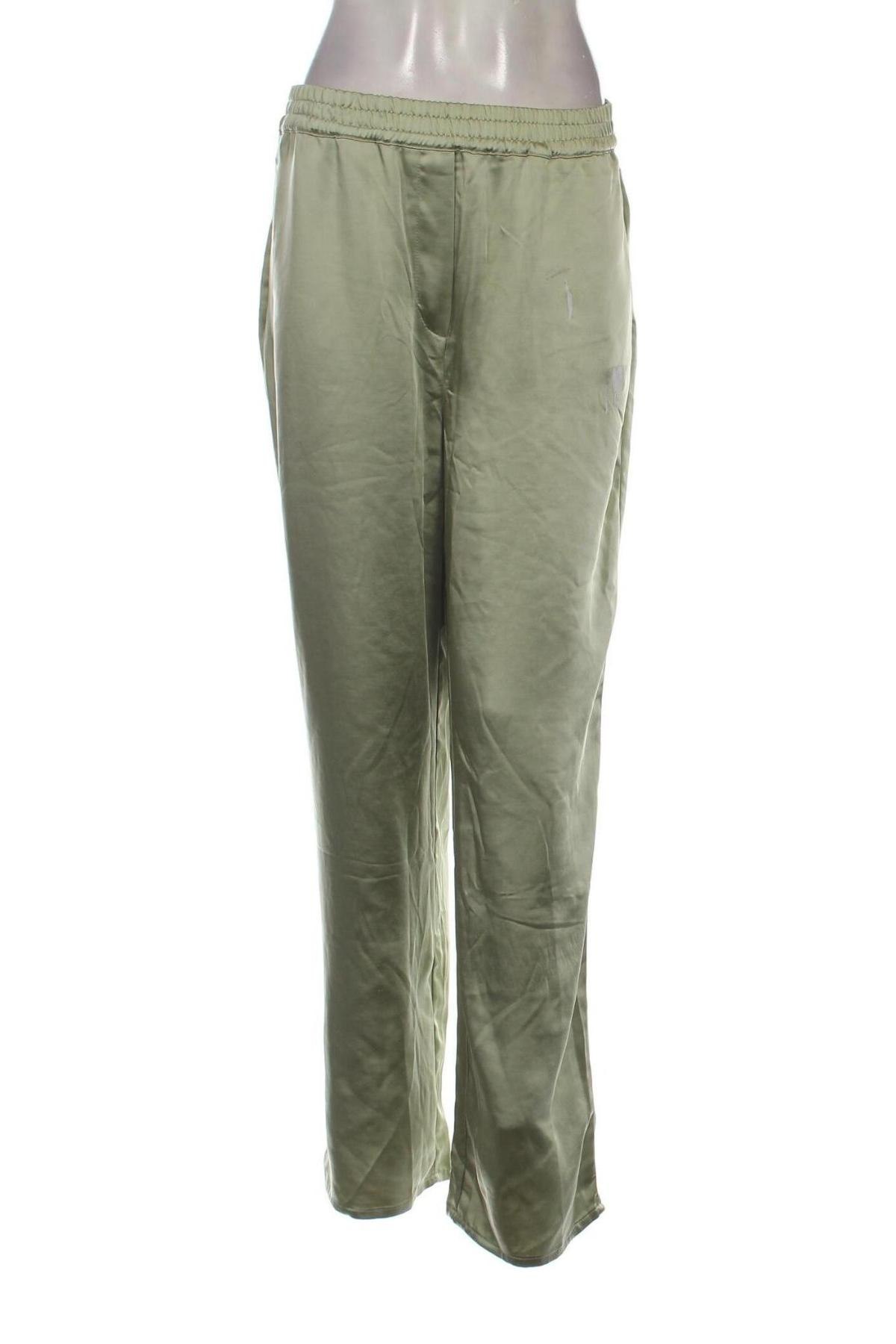 Pantaloni de femei LeGer By Lena Gercke X About you, Mărime M, Culoare Verde, Preț 79,54 Lei