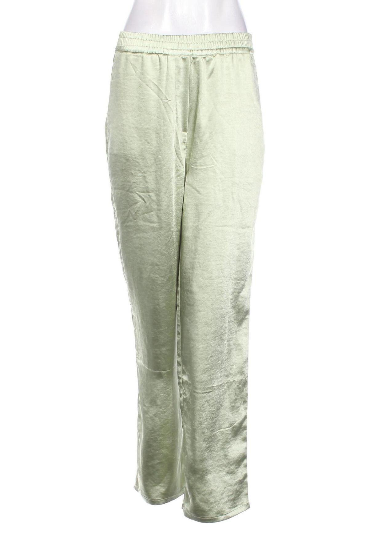 Pantaloni de femei LeGer By Lena Gercke X About you, Mărime S, Culoare Verde, Preț 79,54 Lei