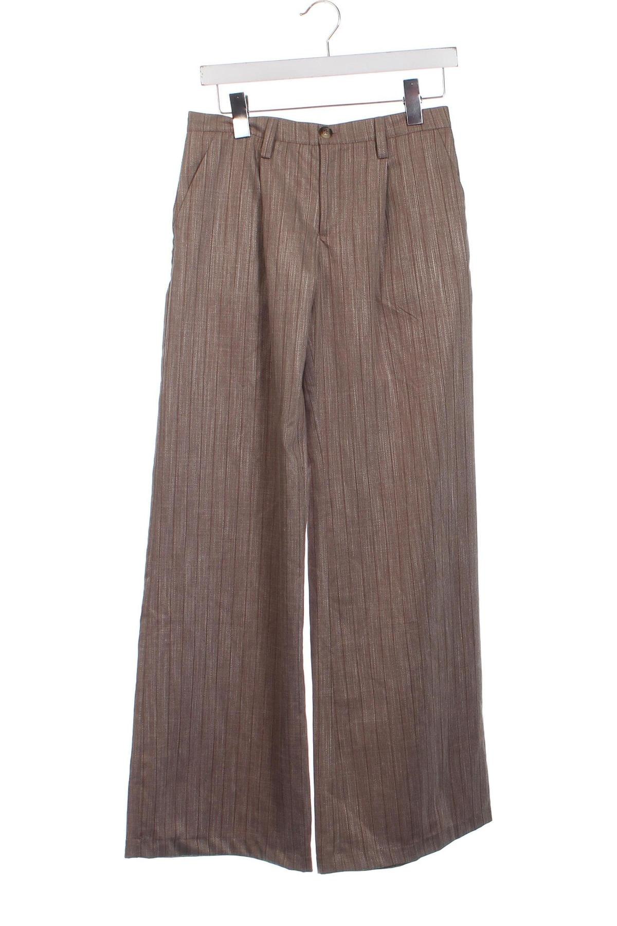 Pantaloni de femei Light Before Dark, Mărime XS, Culoare Maro, Preț 76,48 Lei