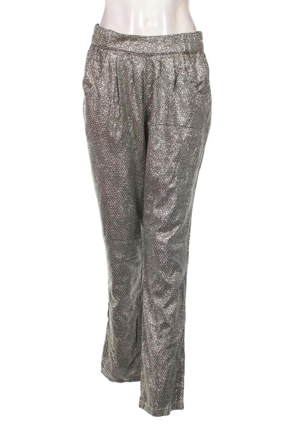 Pantaloni de femei Lollys Laundry, Mărime M, Culoare Auriu, Preț 73,81 Lei