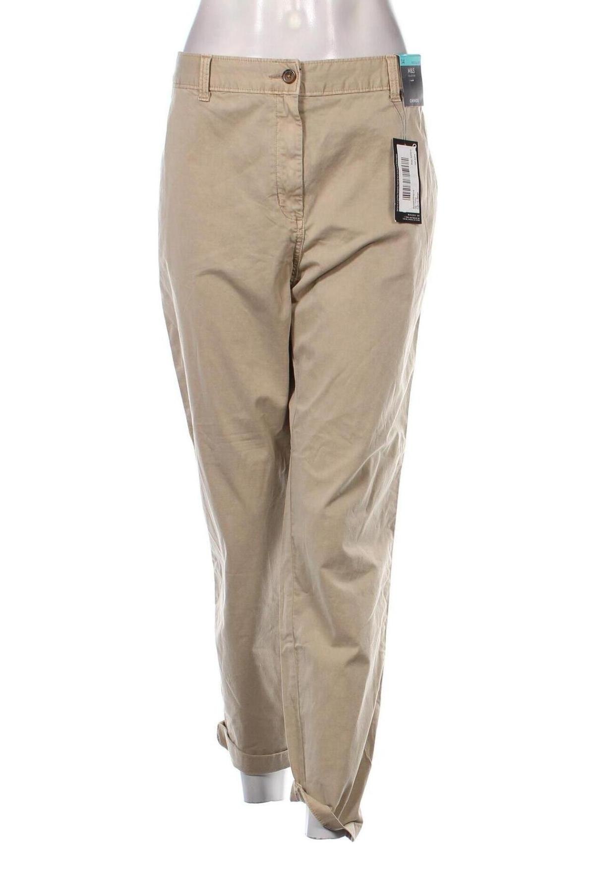 Damenhose Marks & Spencer, Größe XL, Farbe Beige, Preis € 15,98