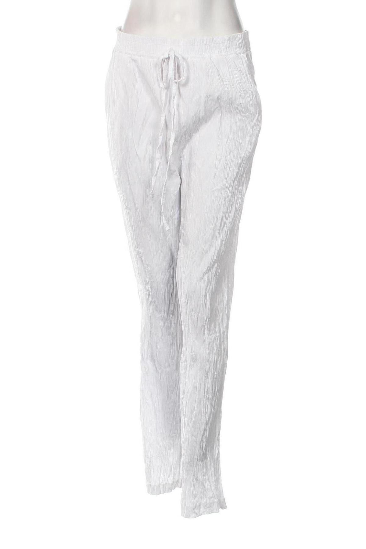 Γυναικείο παντελόνι Milan Kiss, Μέγεθος XL, Χρώμα Λευκό, Τιμή 11,76 €