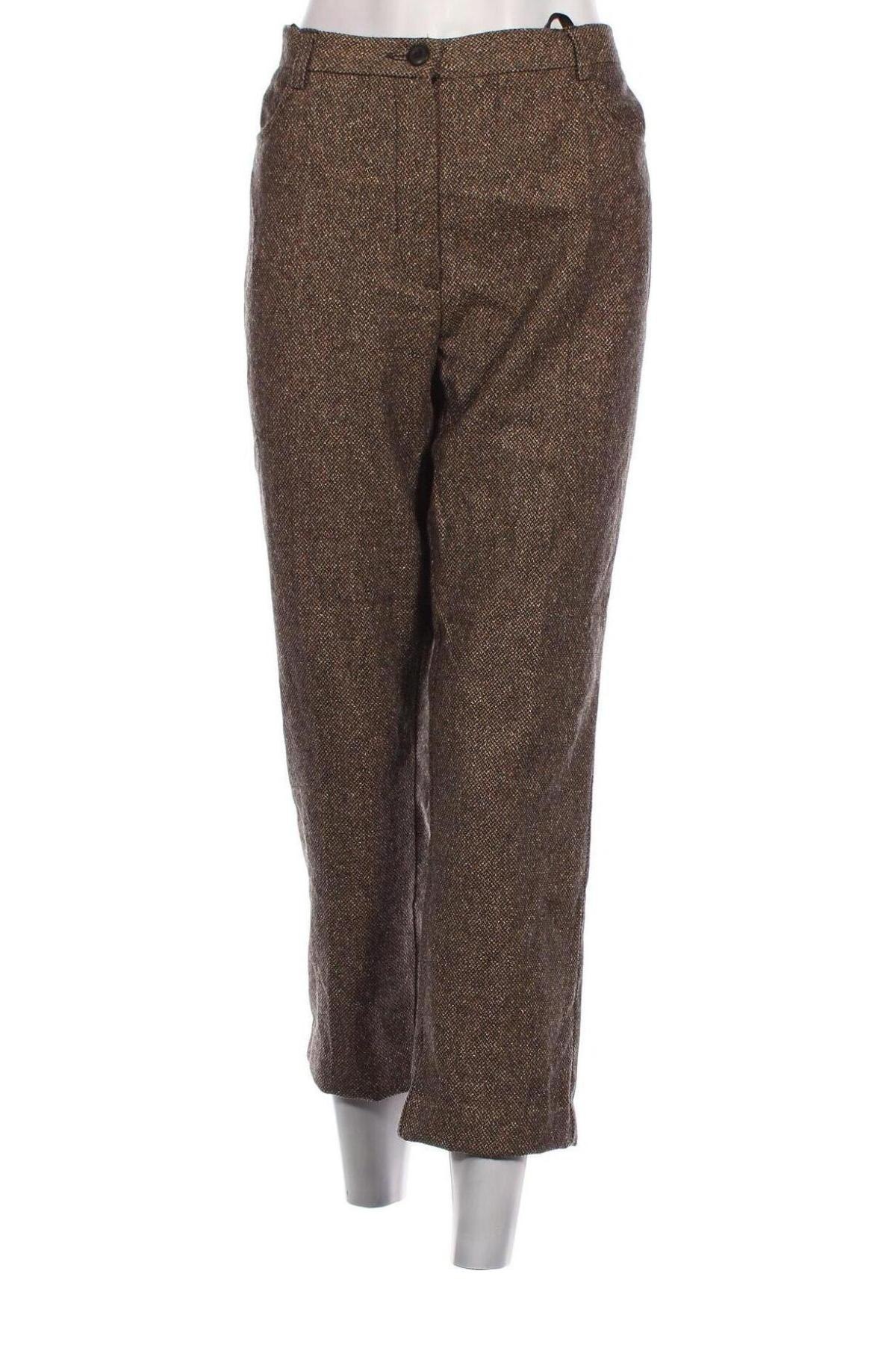 Pantaloni de femei Mona, Mărime L, Culoare Maro, Preț 134,87 Lei