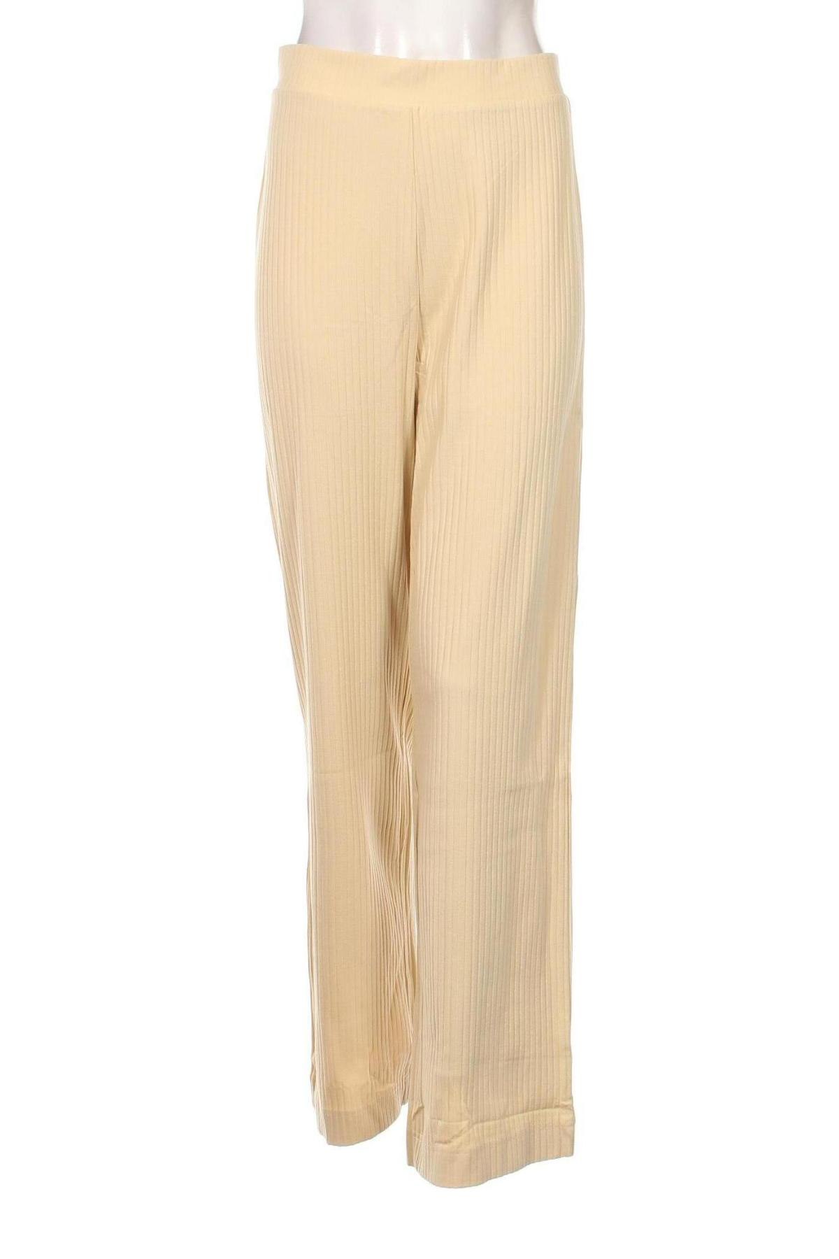 Γυναικείο παντελόνι Monki, Μέγεθος M, Χρώμα  Μπέζ, Τιμή 12,70 €