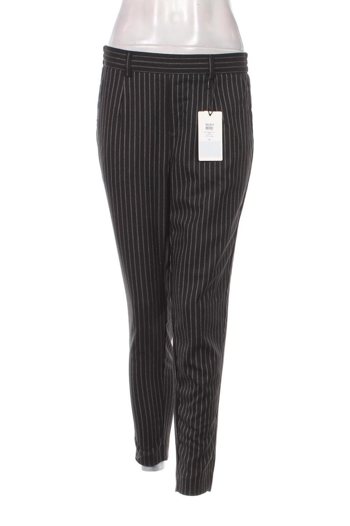 Dámske nohavice Object, Veľkosť M, Farba Čierna, Cena  11,99 €