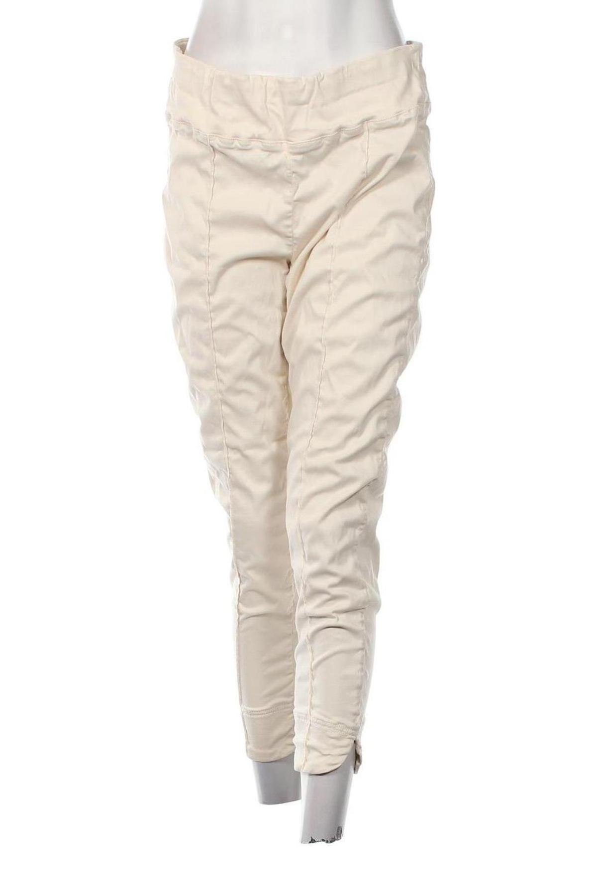Дамски панталон Pfeffinger, Размер L, Цвят Екрю, Цена 30,27 лв.