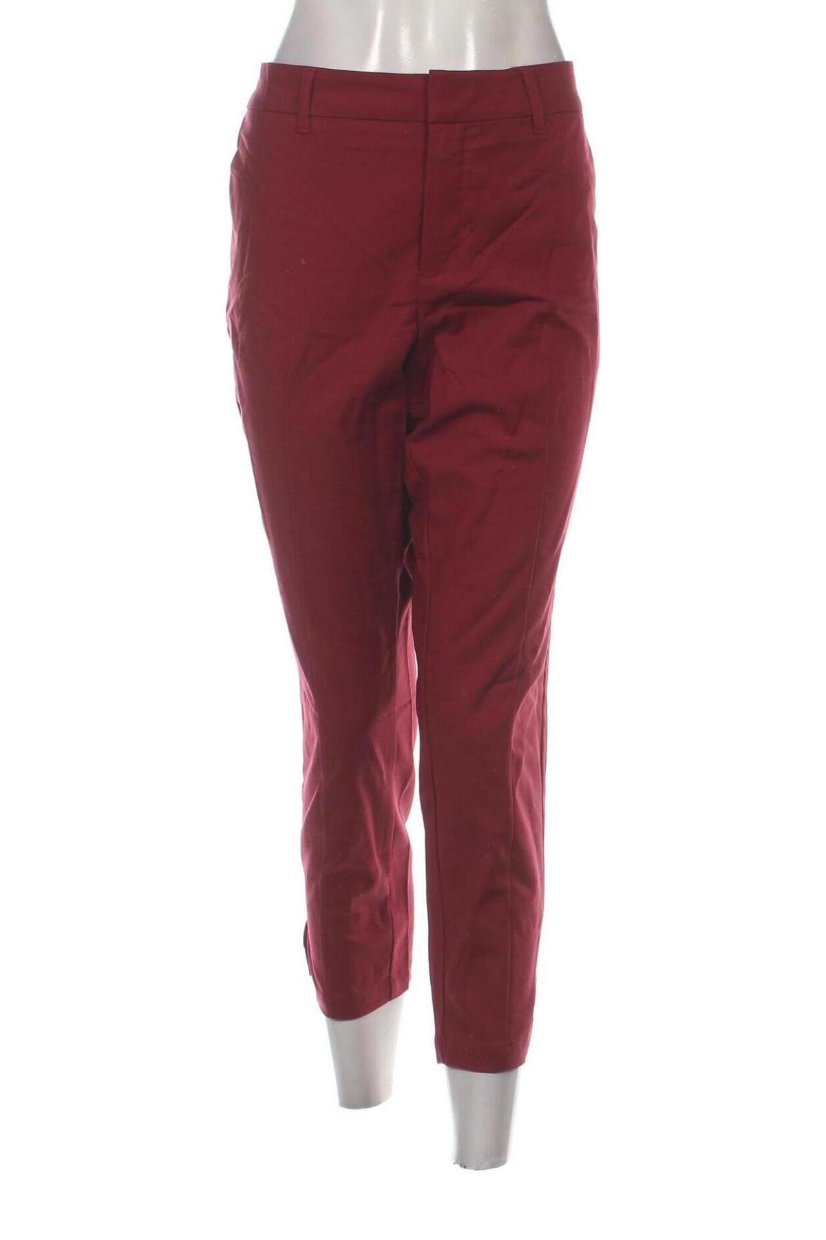 Damskie spodnie Pulz Jeans, Rozmiar XL, Kolor Czerwony, Cena 131,14 zł