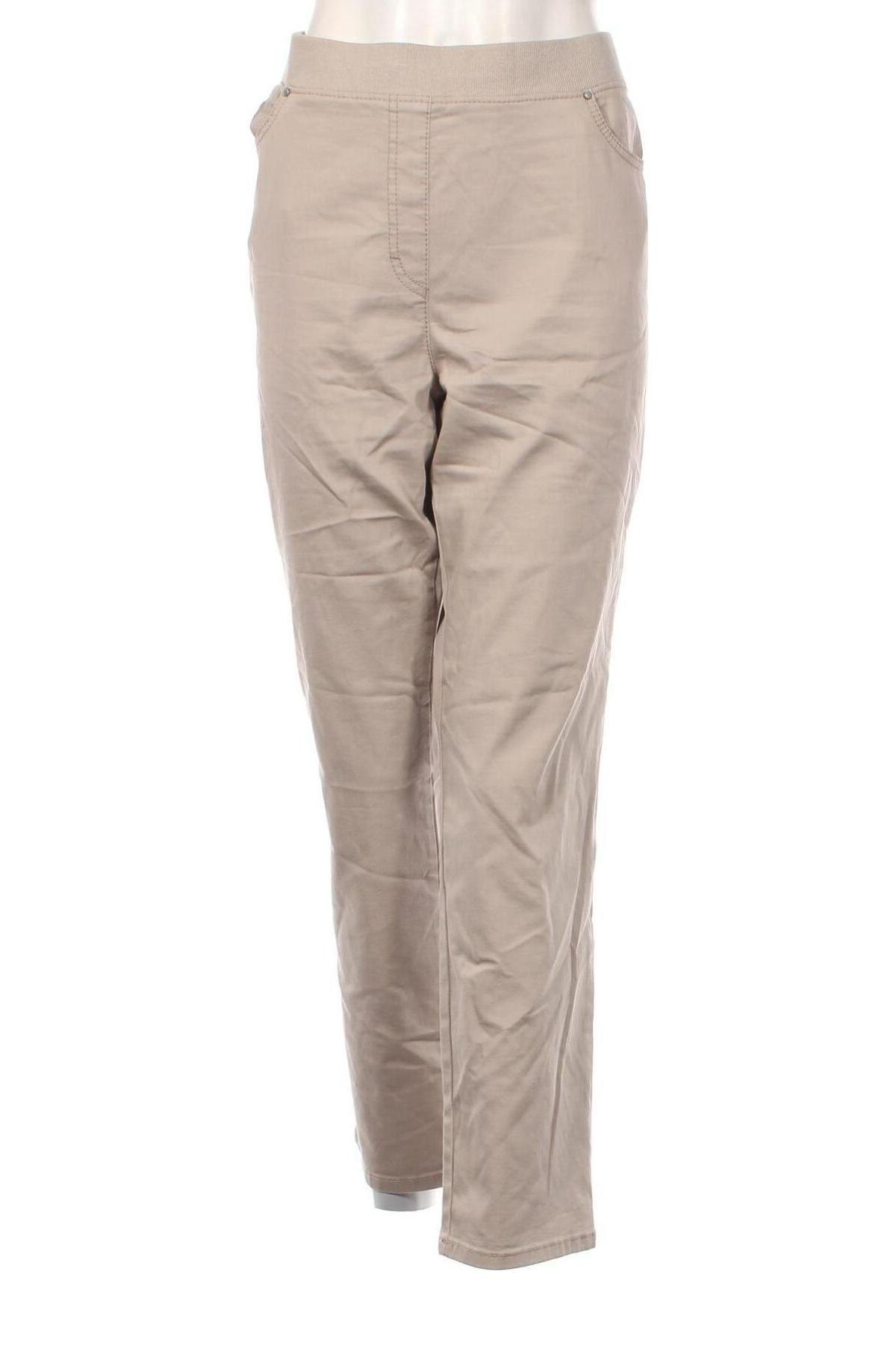 Damskie spodnie Raphaela By Brax, Rozmiar XL, Kolor Beżowy, Cena 217,50 zł