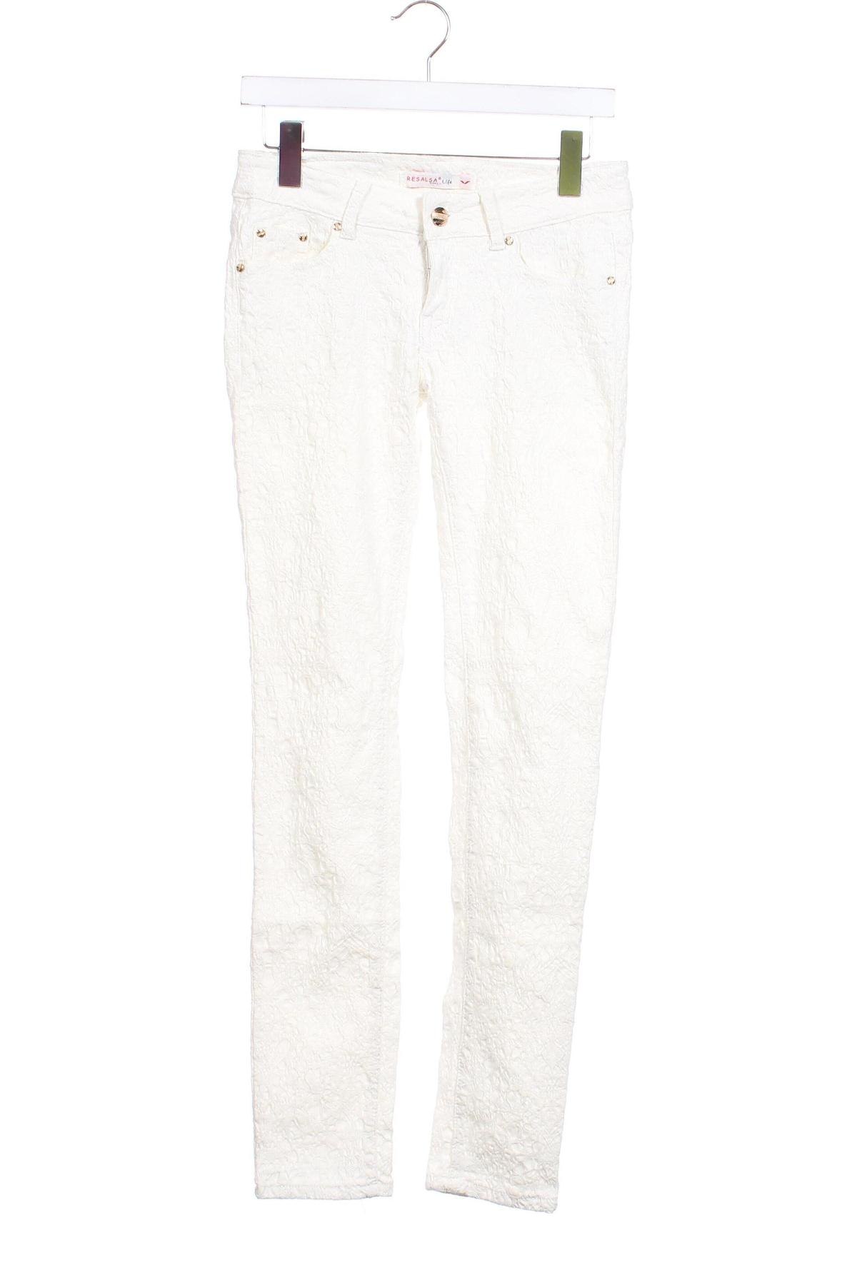 Дамски панталон Resalsa, Размер M, Цвят Бял, Цена 41,86 лв.