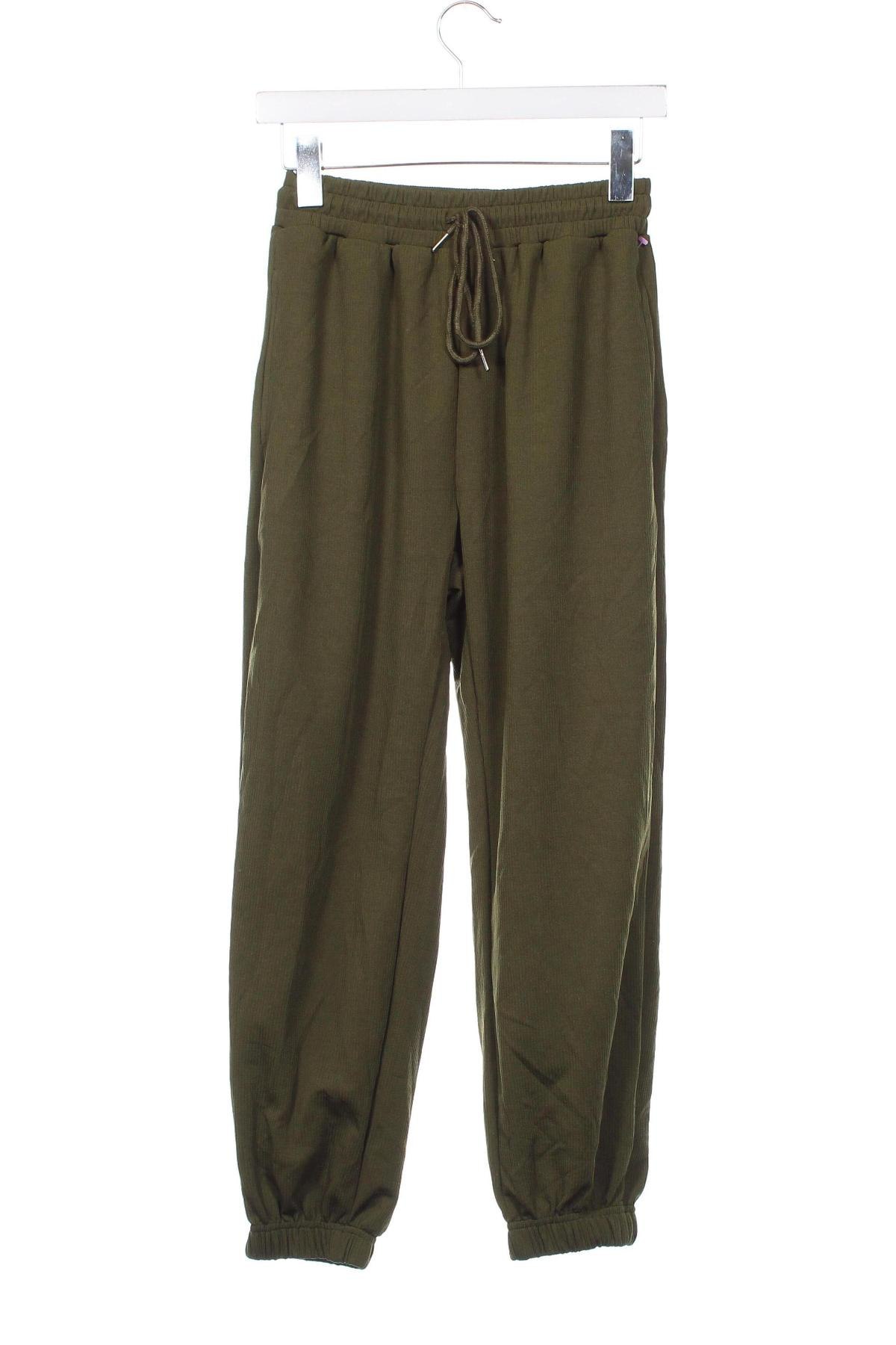 Дамски панталон SHEIN, Размер XS, Цвят Зелен, Цена 29,00 лв.