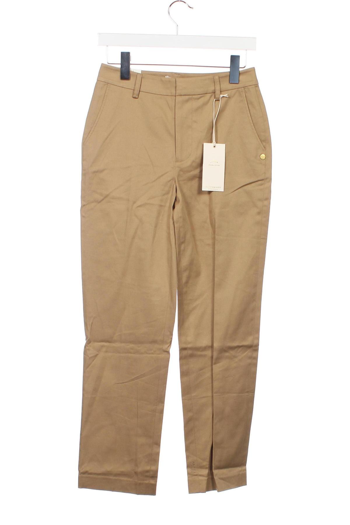 Pantaloni de femei Scotch & Soda, Mărime XS, Culoare Bej, Preț 134,21 Lei