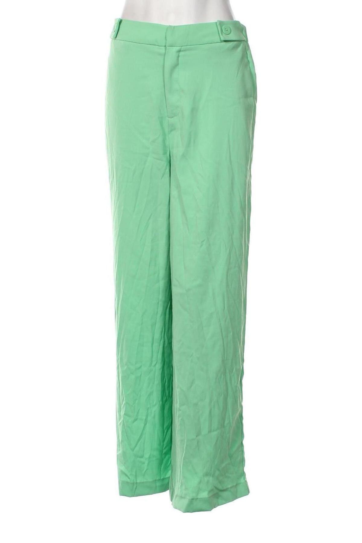 Дамски панталон Sinsay, Размер M, Цвят Зелен, Цена 13,63 лв.