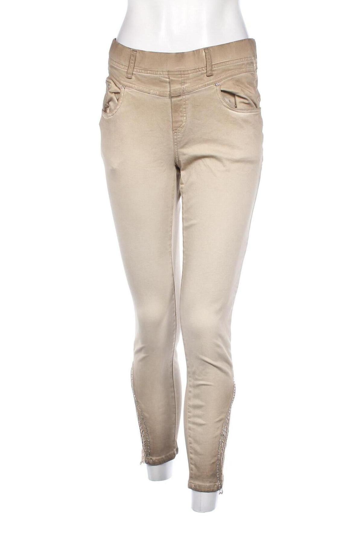 Γυναικείο παντελόνι V&V, Μέγεθος S, Χρώμα  Μπέζ, Τιμή 4,84 €