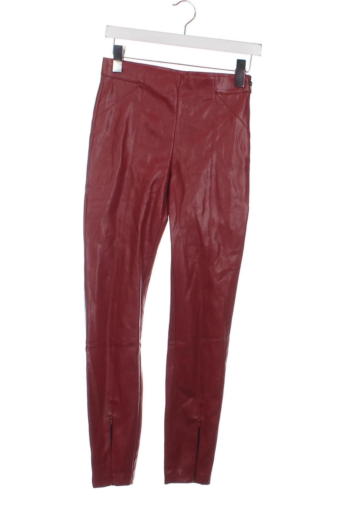 Dámske nohavice Zara, Veľkosť S, Farba Červená, Cena  3,67 €