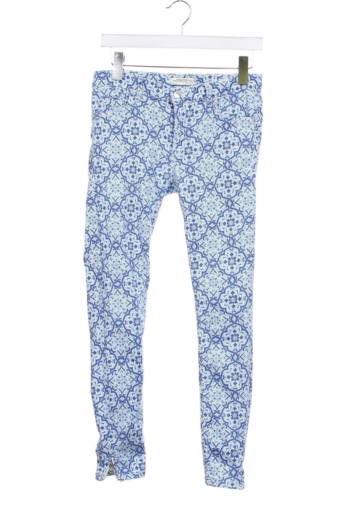 Pantaloni de femei Zara, Mărime M, Culoare Multicolor, Preț 35,13 Lei