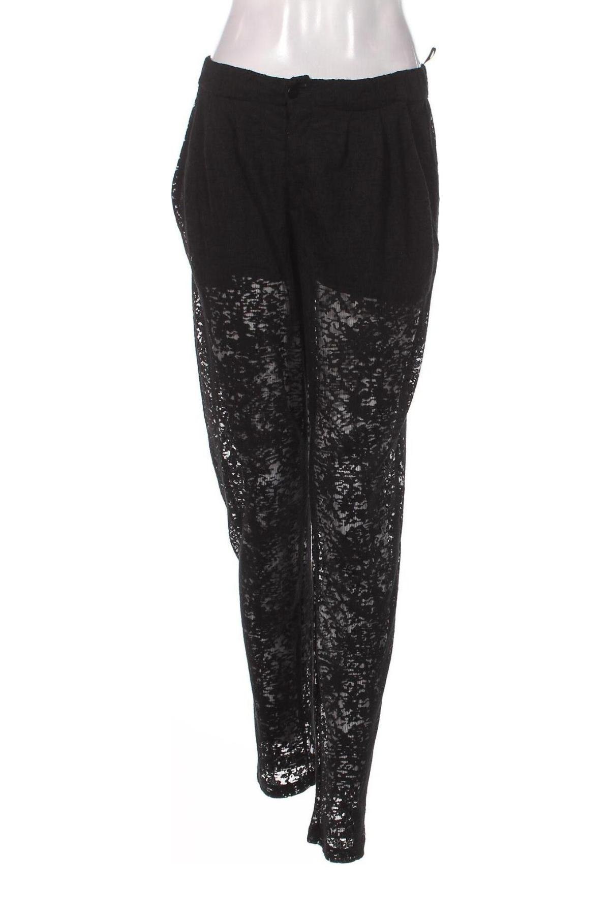 Дамски панталон Zara Trafaluc, Размер M, Цвят Черен, Цена 27,00 лв.