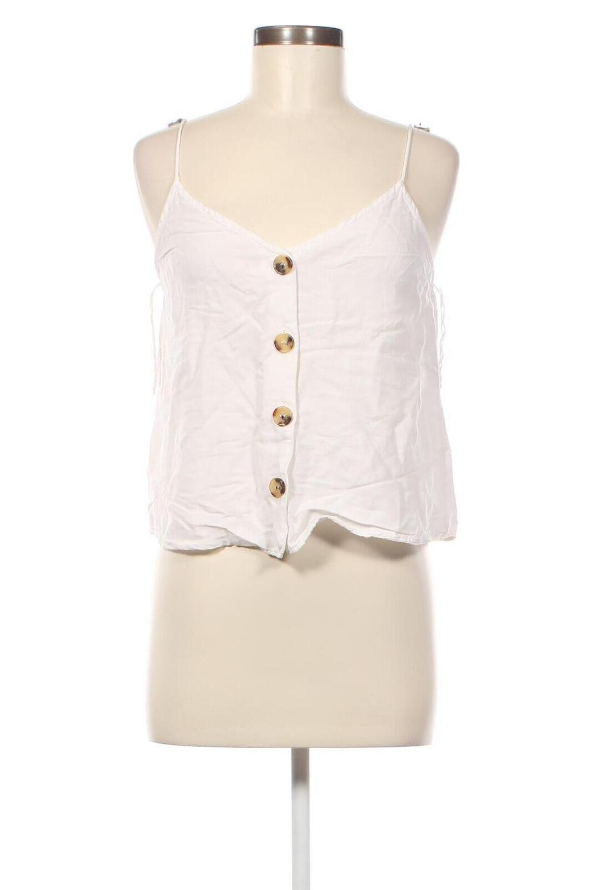 Γυναικείο αμάνικο μπλουζάκι, Μέγεθος L, Χρώμα Λευκό, Τιμή 5,02 €