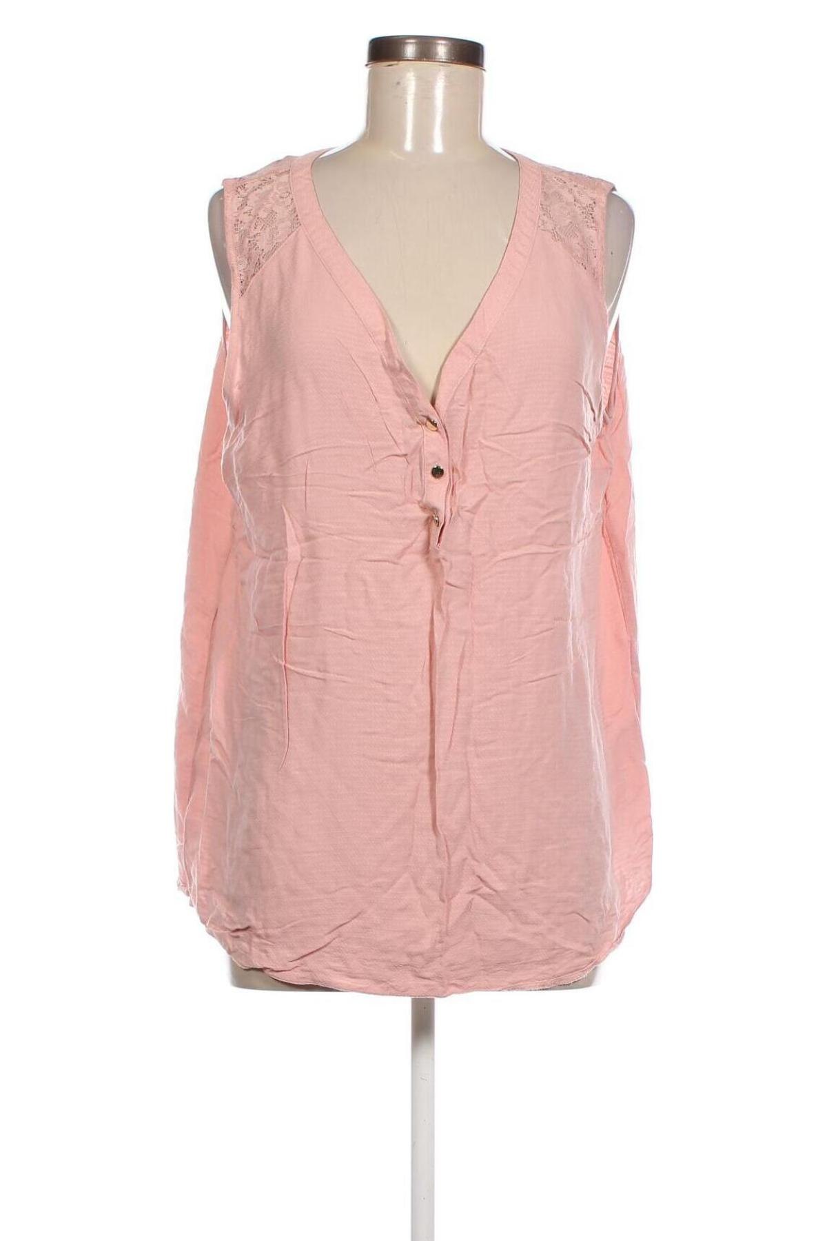 Γυναικείο αμάνικο μπλουζάκι F&F, Μέγεθος XL, Χρώμα Ρόζ , Τιμή 7,00 €