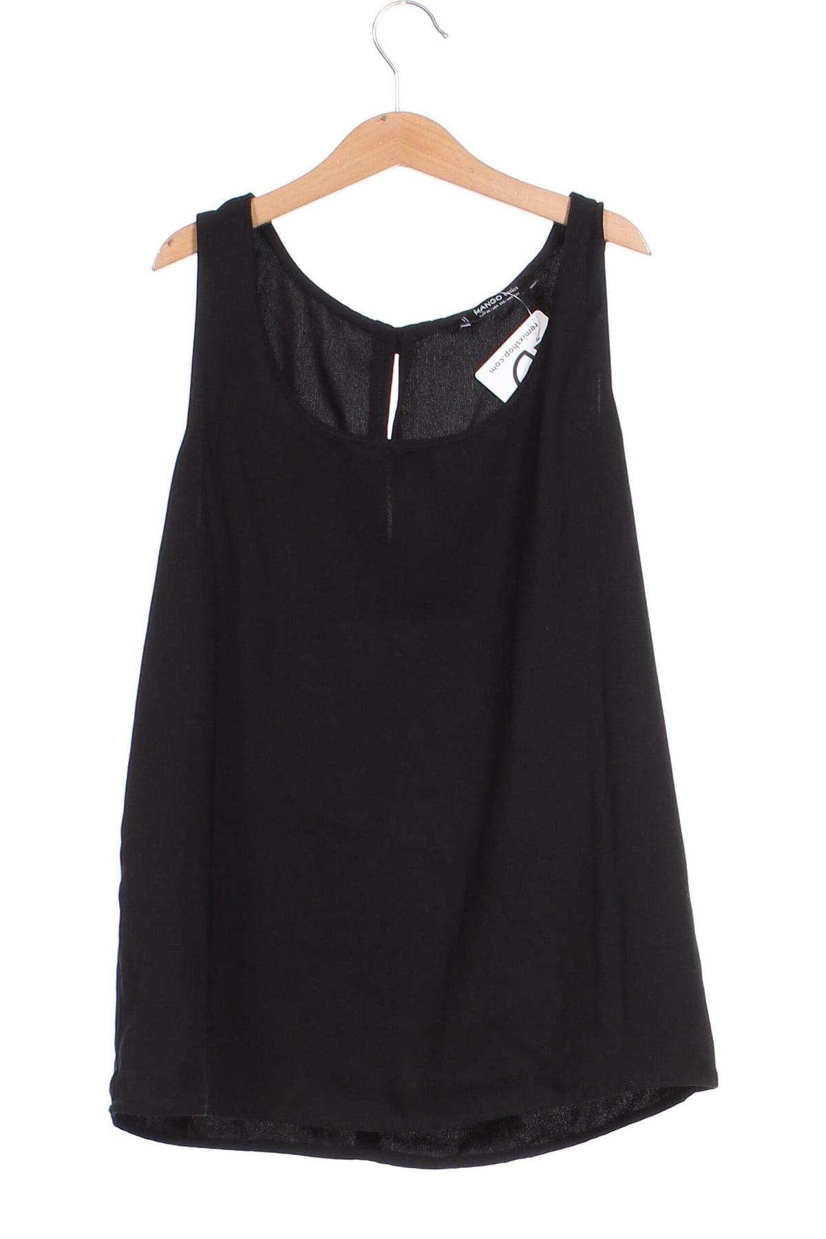 Γυναικείο αμάνικο μπλουζάκι Mango, Μέγεθος XS, Χρώμα Μαύρο, Τιμή 3,84 €